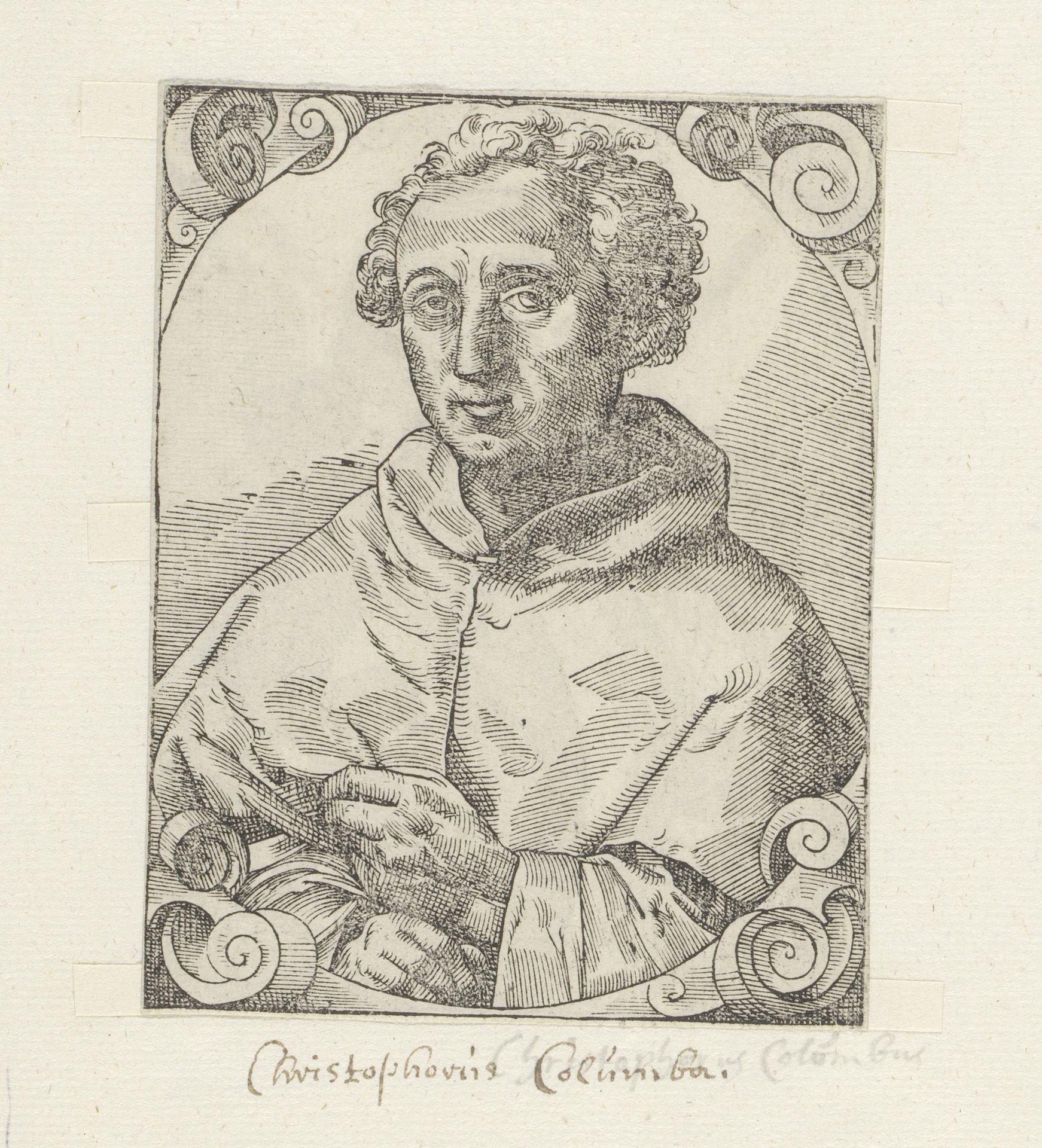 Portret van Christoffel Columbus by Anonymous