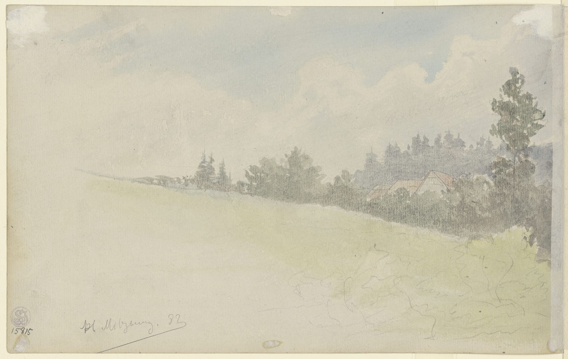 Sloping meadow by Jacob Hoffmann