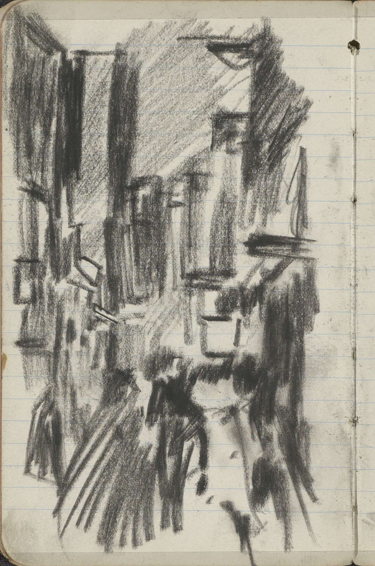Gezicht op de Kalverstraat te Amsterdam by George Hendrik Breitner