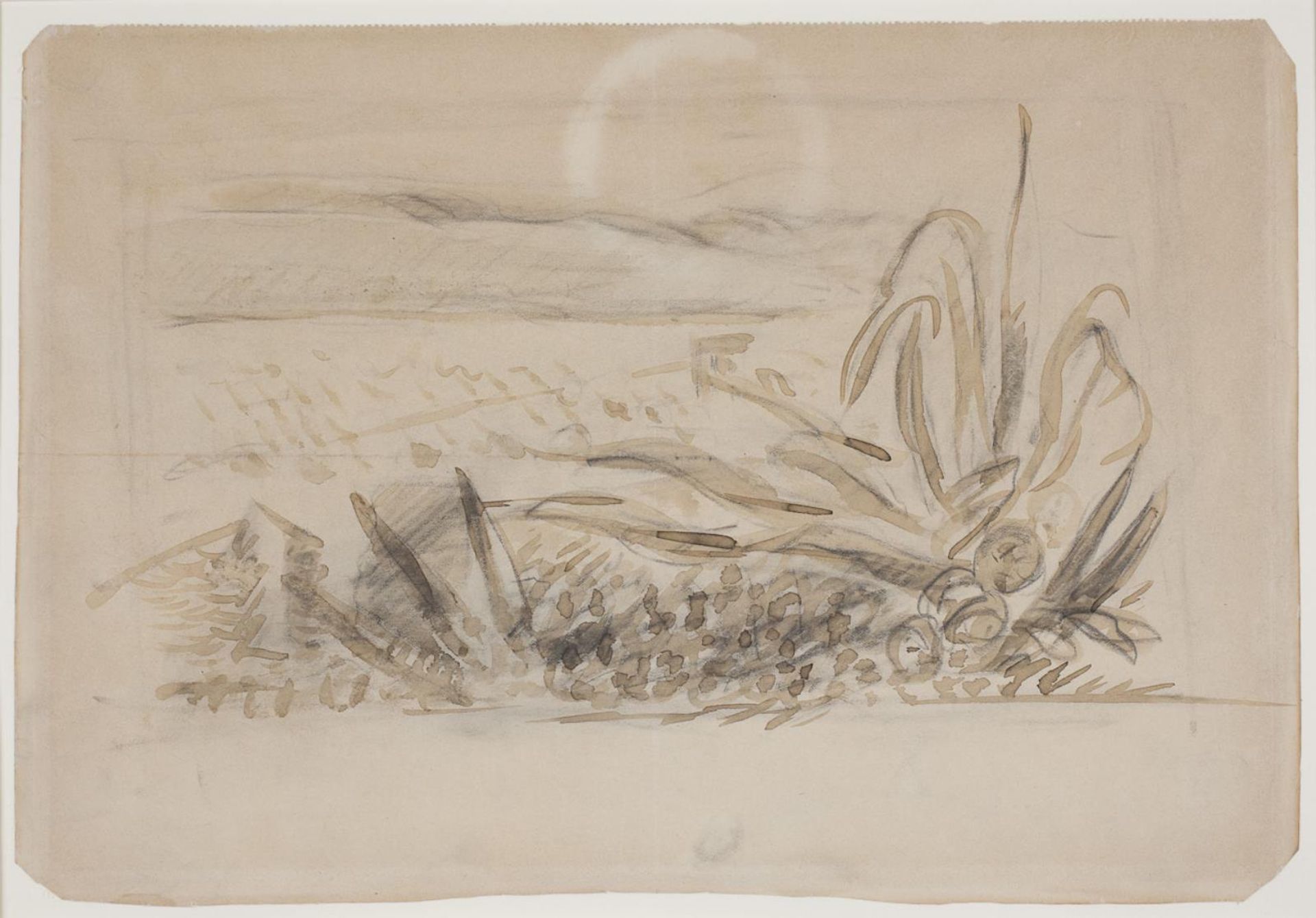 Landskab med agave. Sydfrankrig by Vilhelm Lundstrom