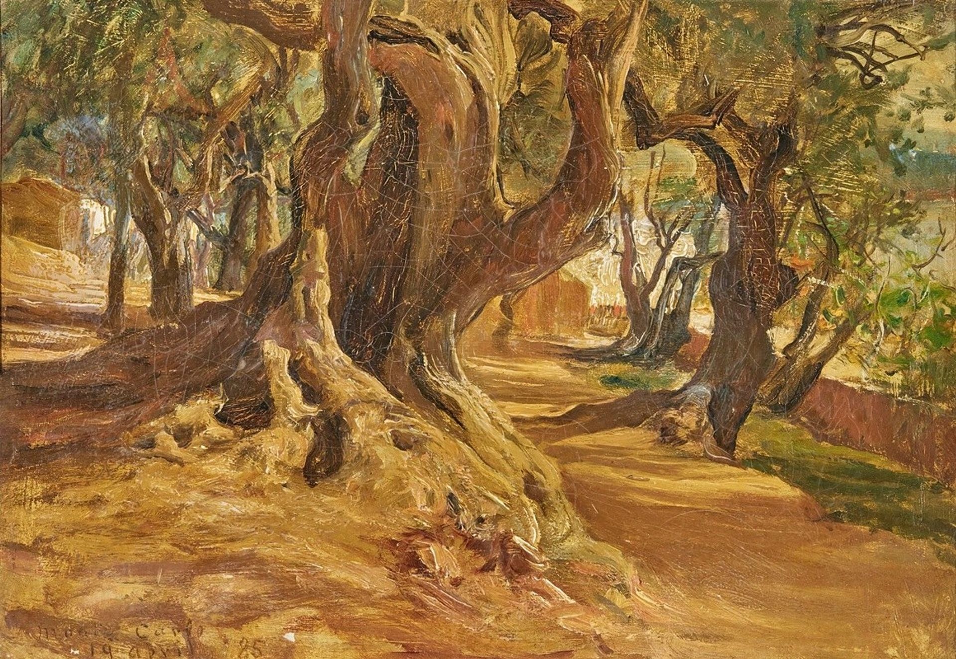Tree Trunk by Frederick Arthur Bridgman