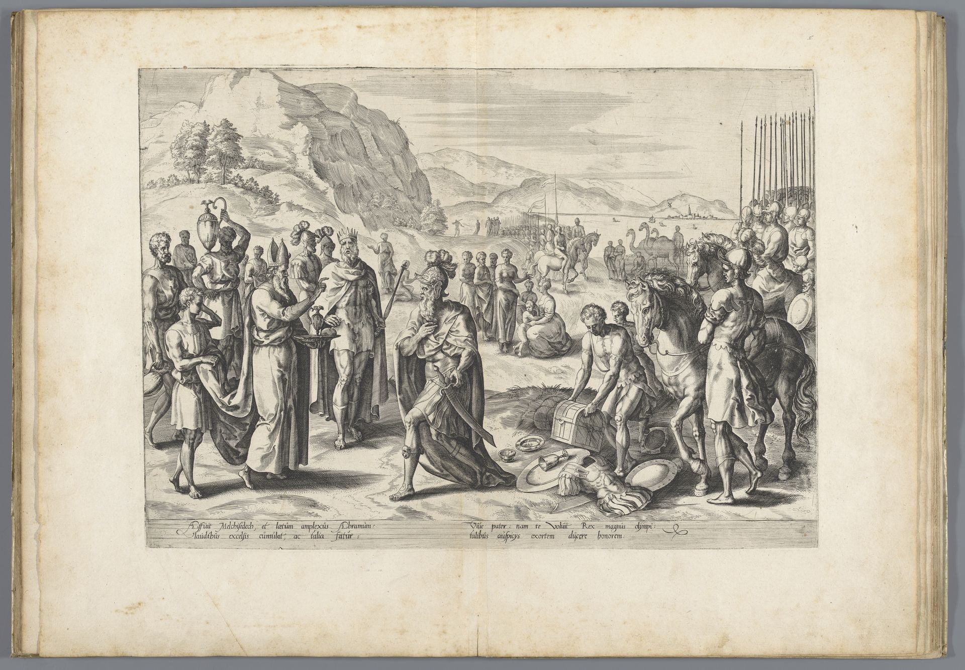 The Meeting of Abraham and Melchizedek by Anonymous