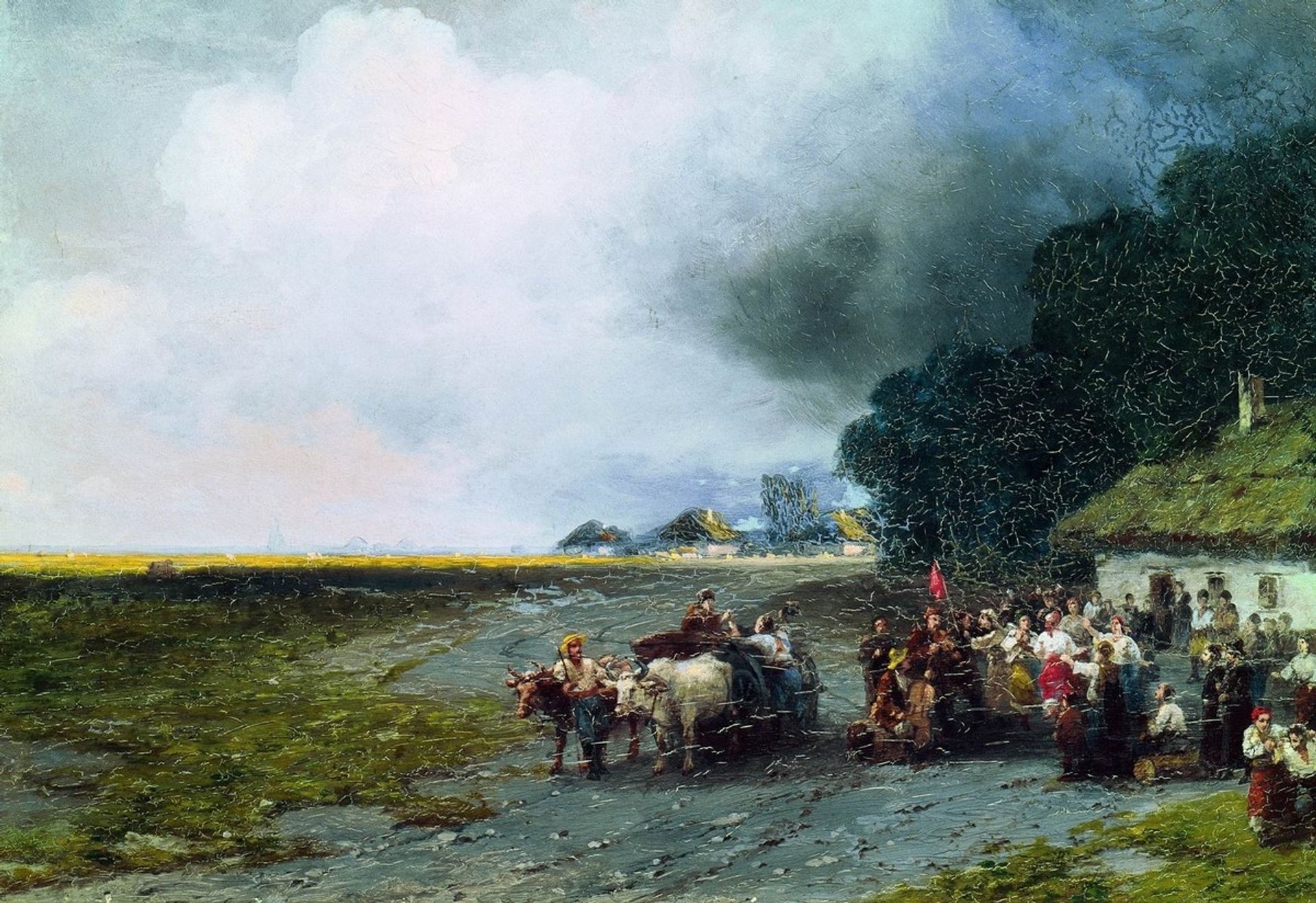 Wedding in Ukraine by Ivan Konstantinovich Aivazovsky