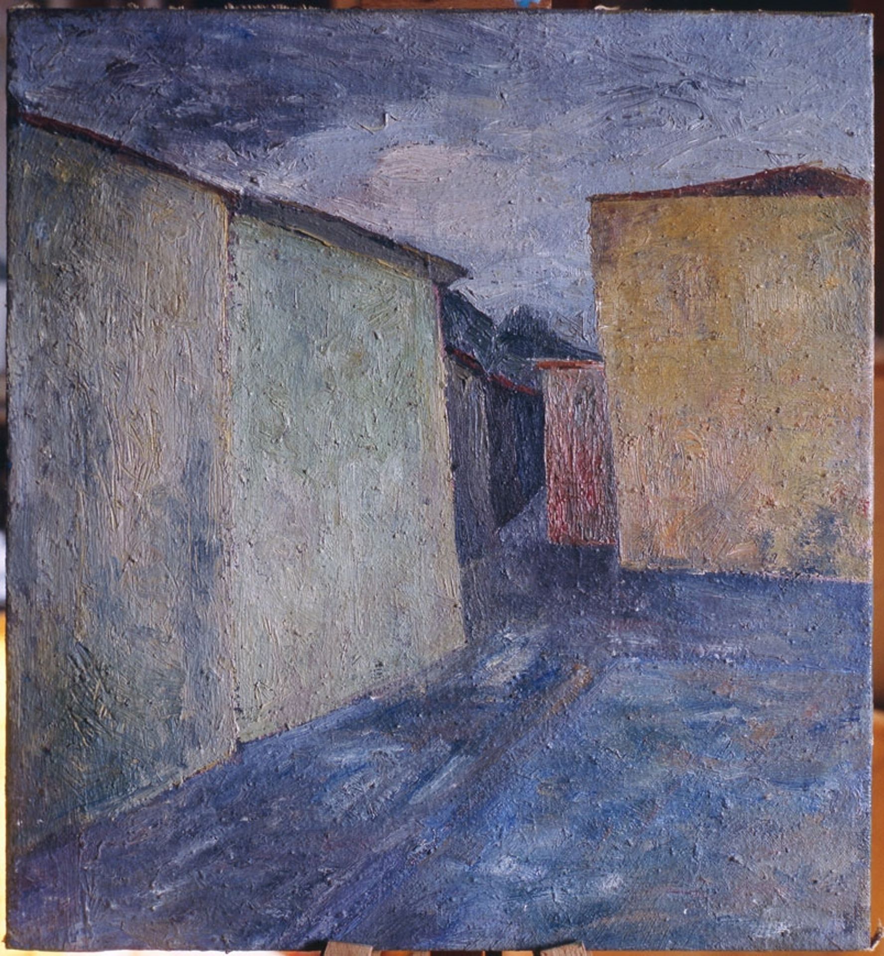 Upper Piazza by Alberto Burri