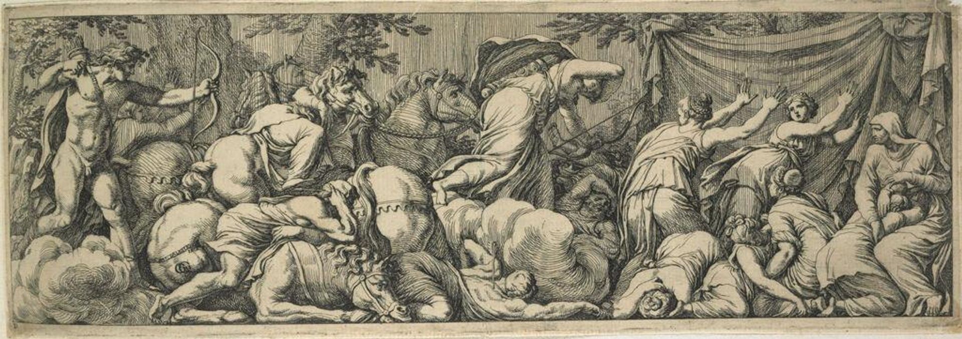 The Slaughter of Niobe's Children by Giovanni Battista Galestruzzi