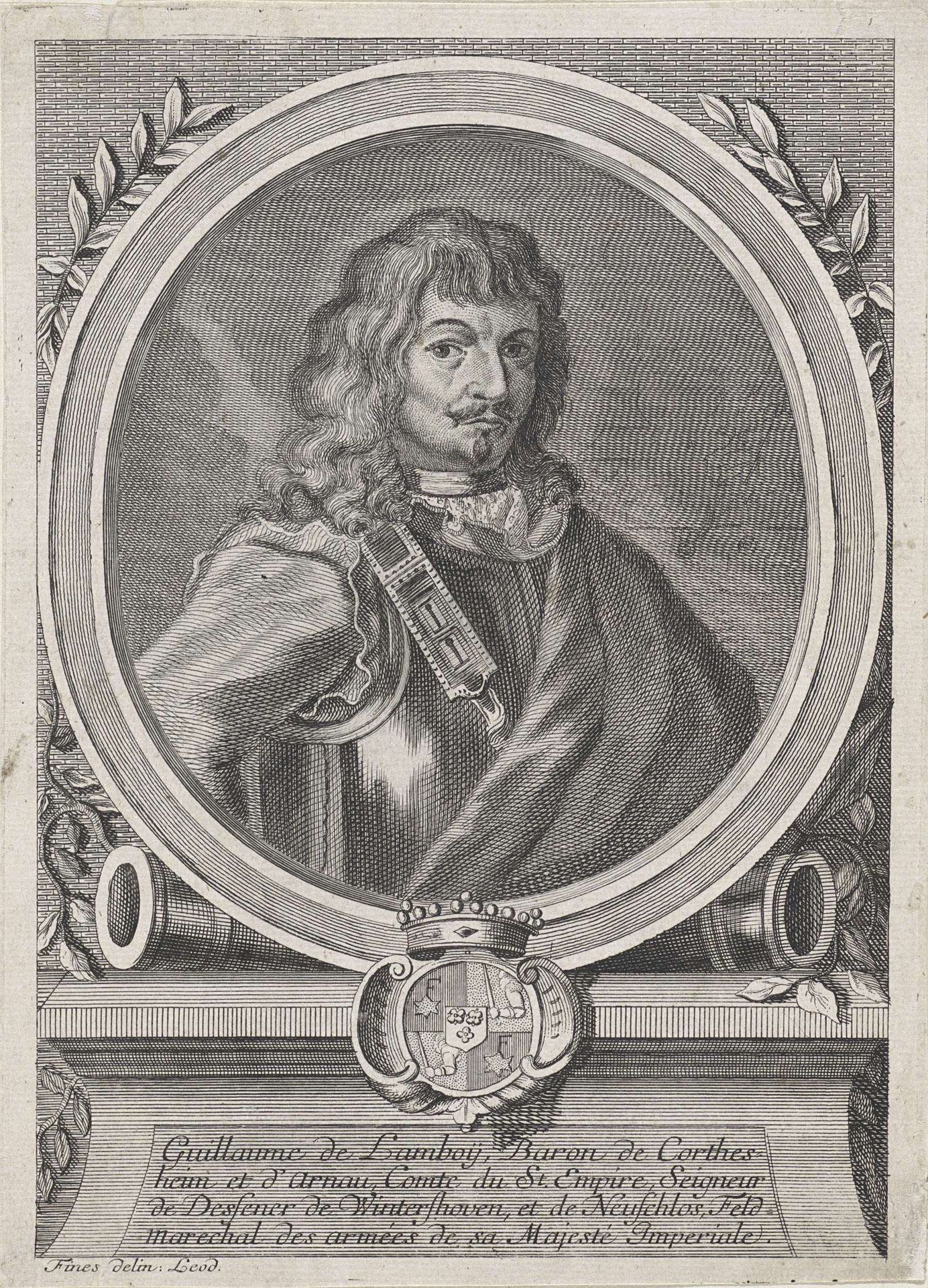 Portret van Guillaume de Lamboy by Anonymous