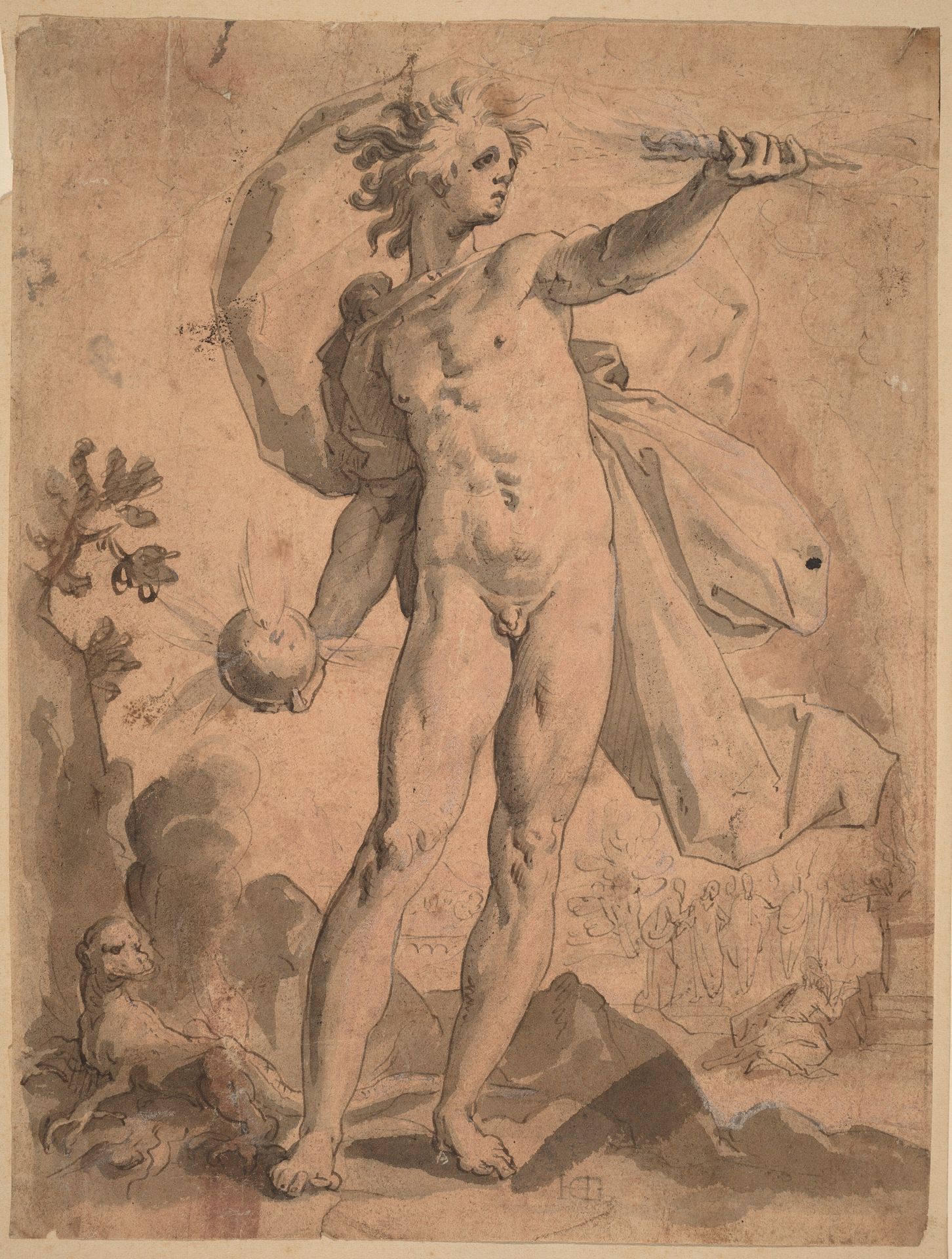 Ignis by Hendrick Goltzius