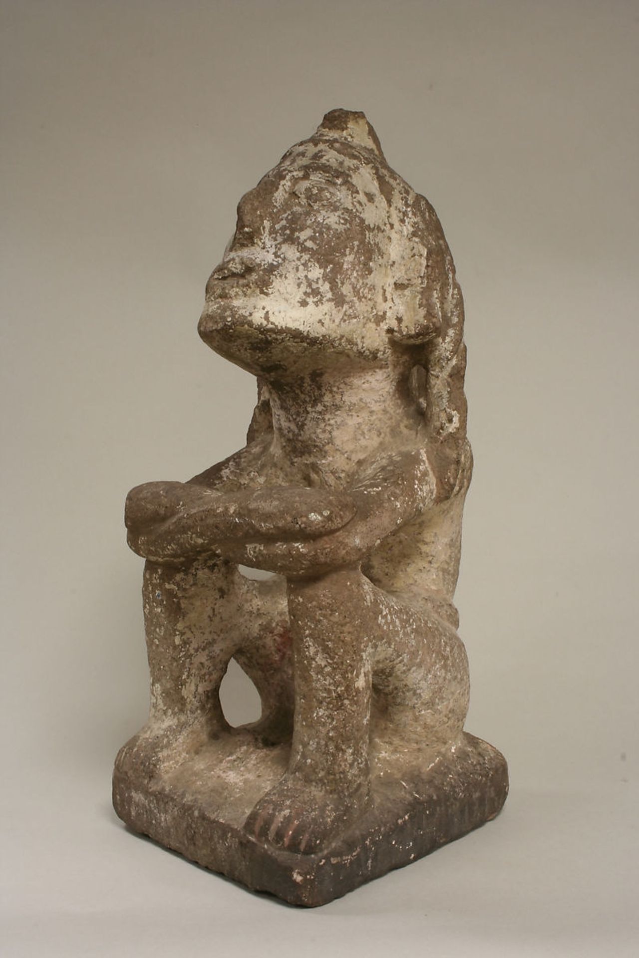 Seated Male Deity by Aztec Art