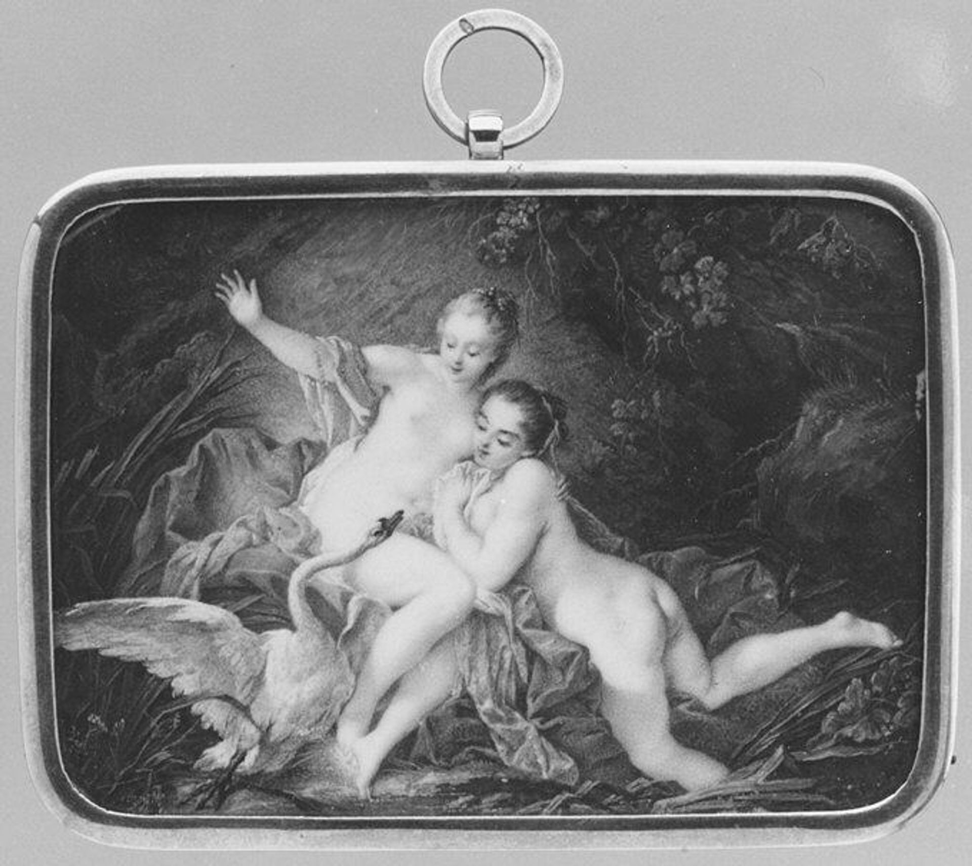 Leda and the Swan, after Boucher by Jacques Charlier