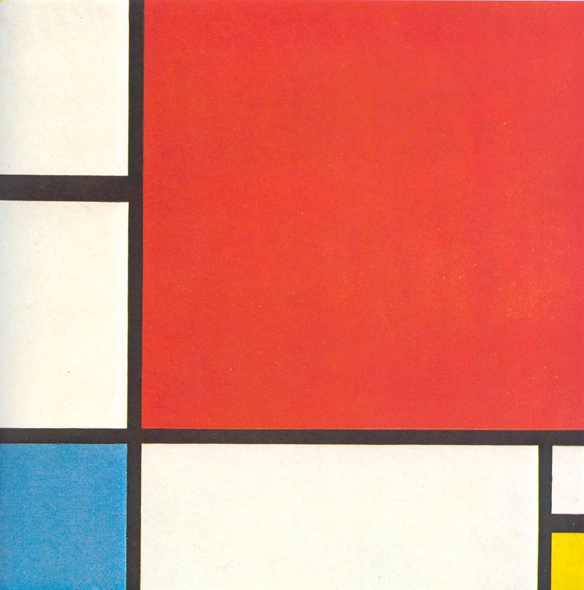 Composition with Red,  Blue and Yellow by Piet Mondrian