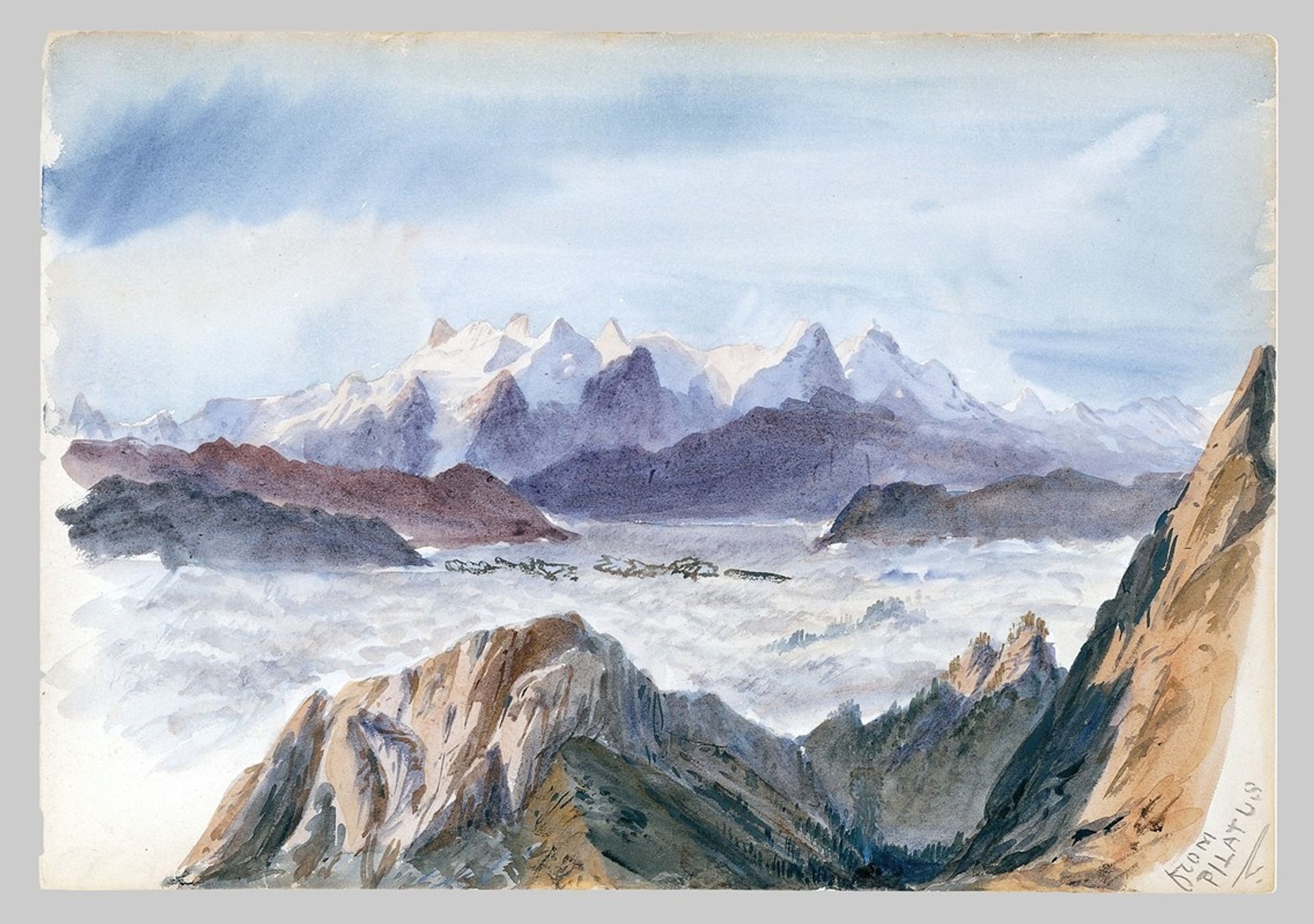 Iselle from Mount Pilatus by John Singer Sargent