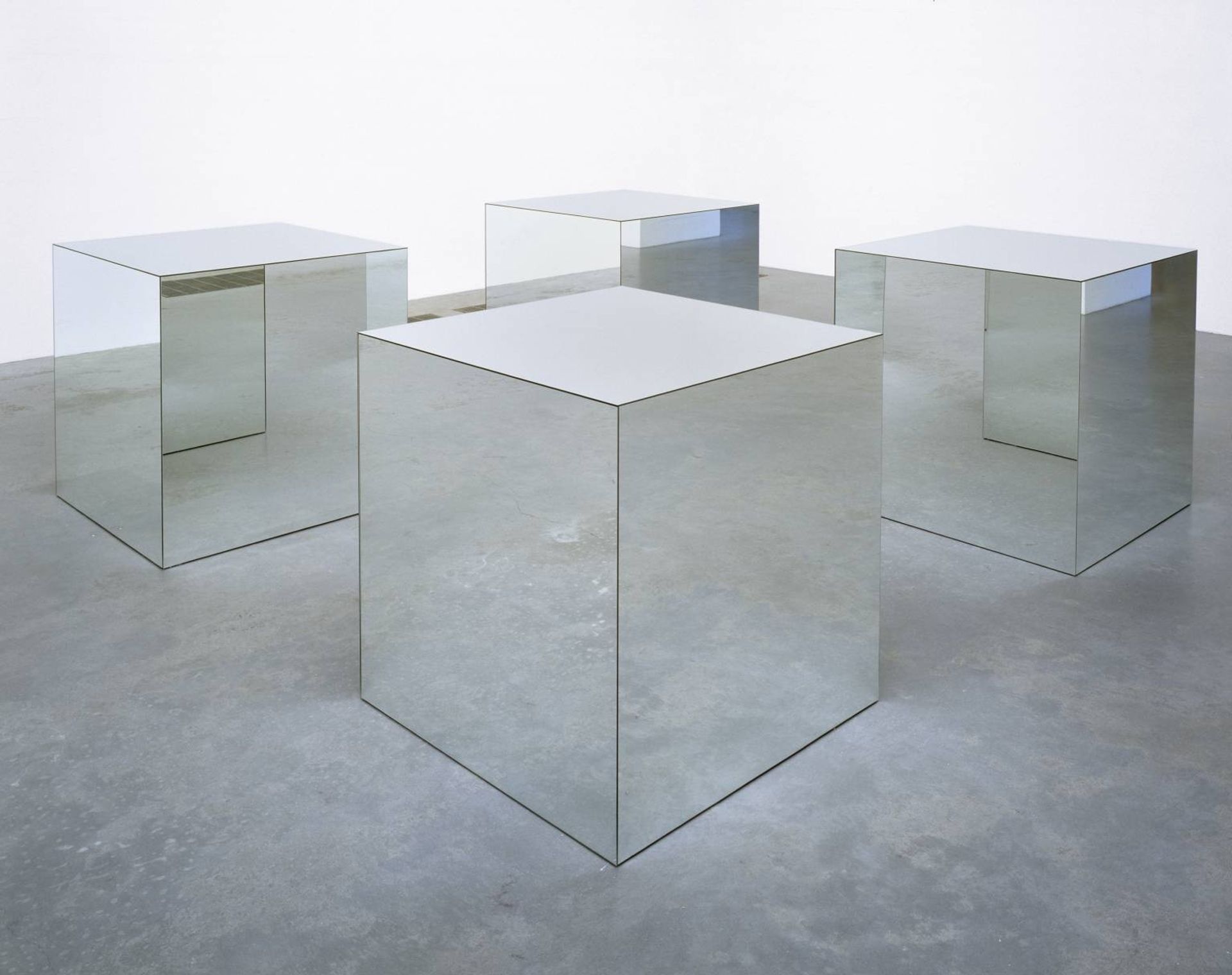 Untitled (Mirrored Cubes) by Robert Morris