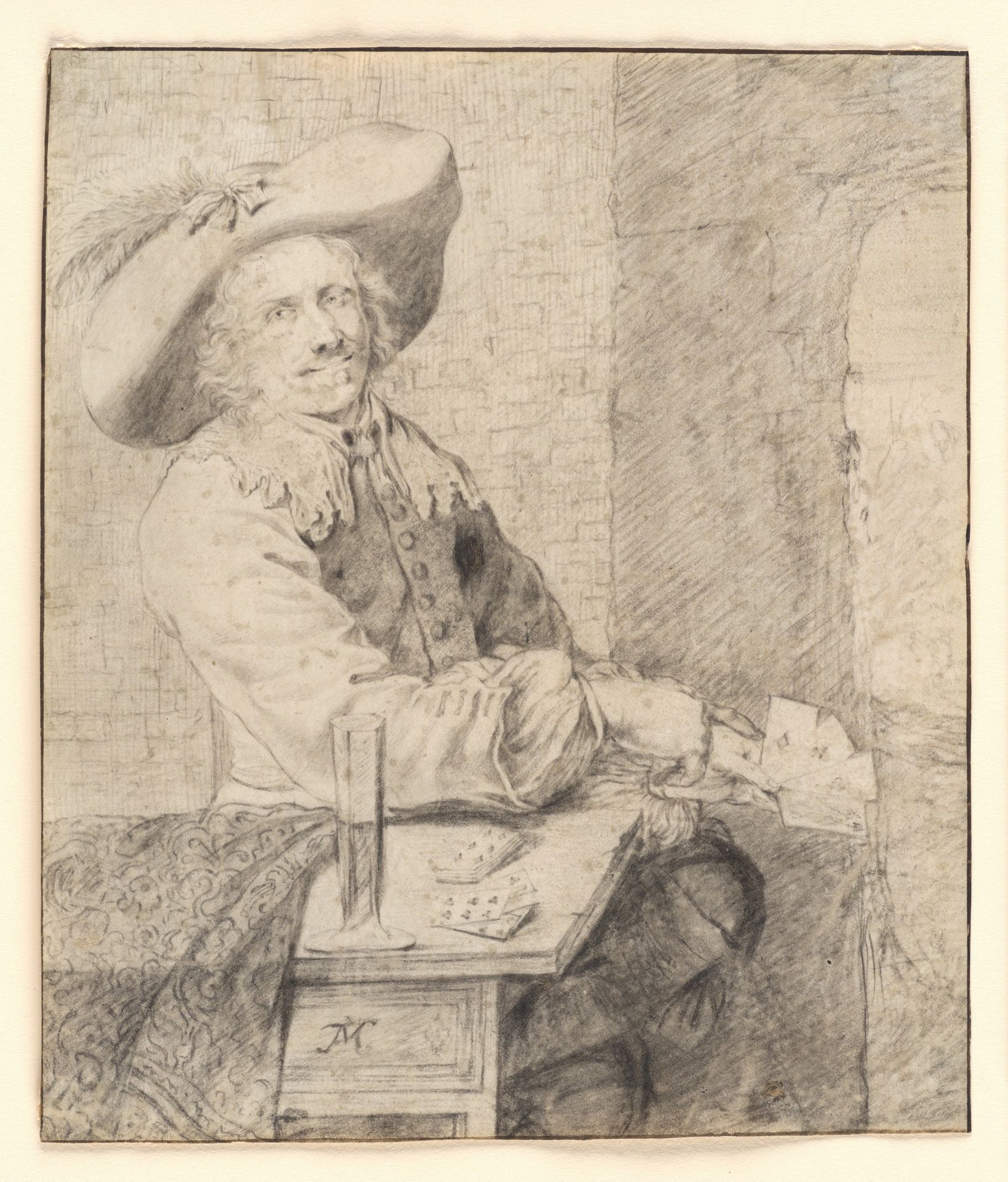 The Cardplayer by Frans van Mieris the Elder
