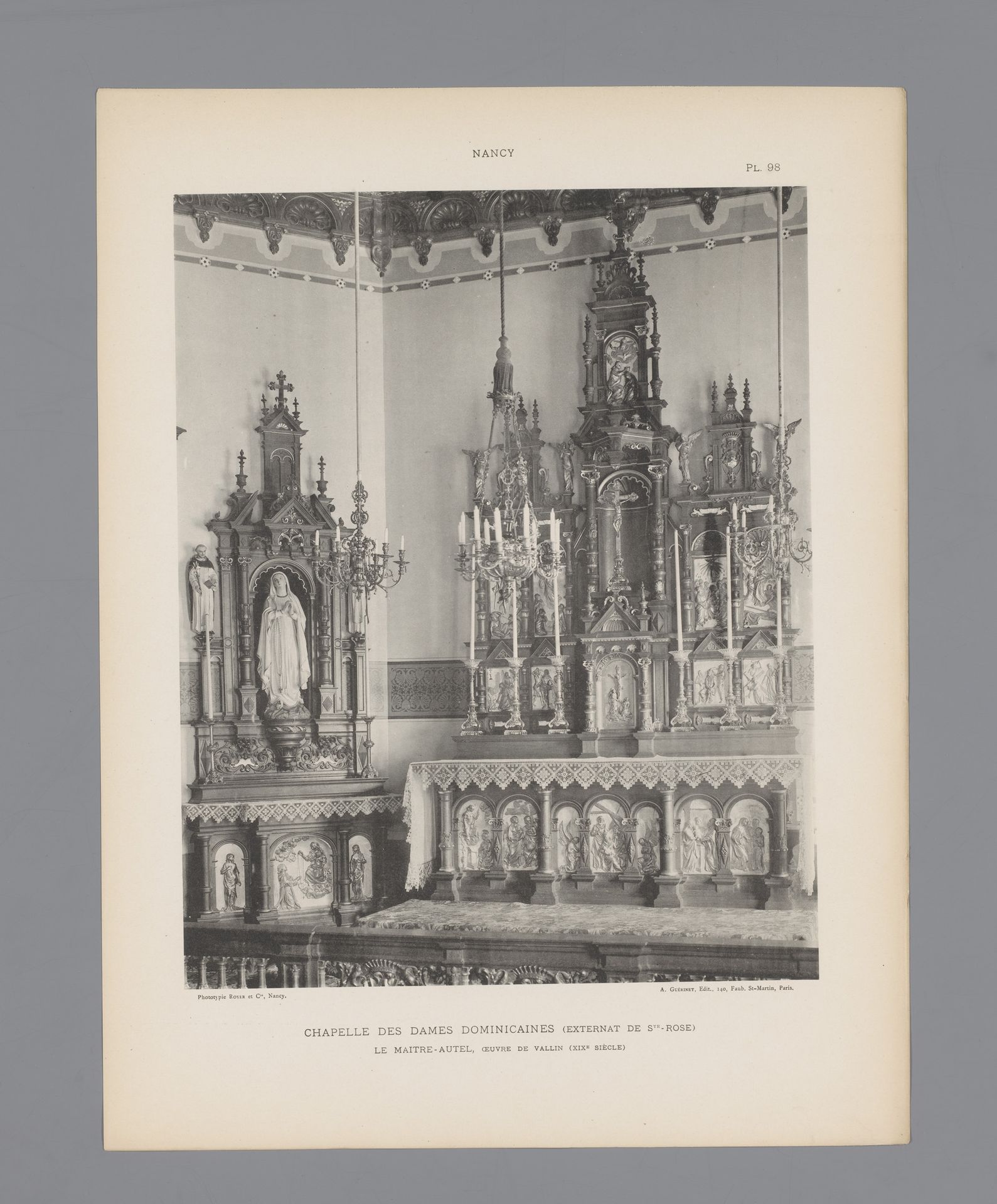 Altaar in de Couvent des Dominicains te Nancy by Anonymous