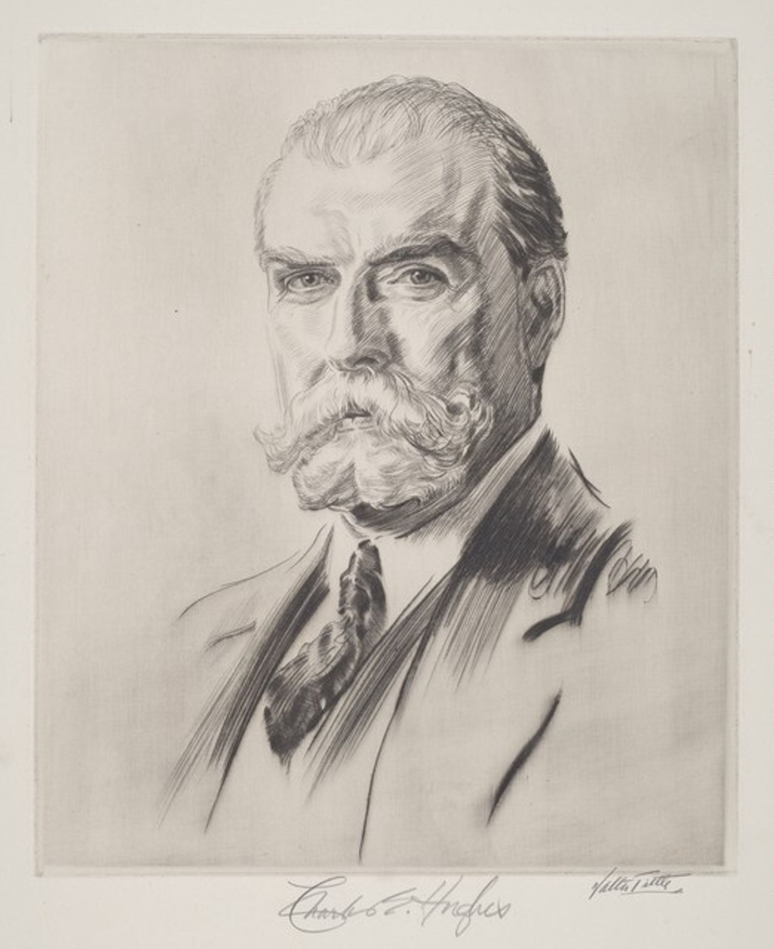 Charles Evans Hughes by Walter Tittle