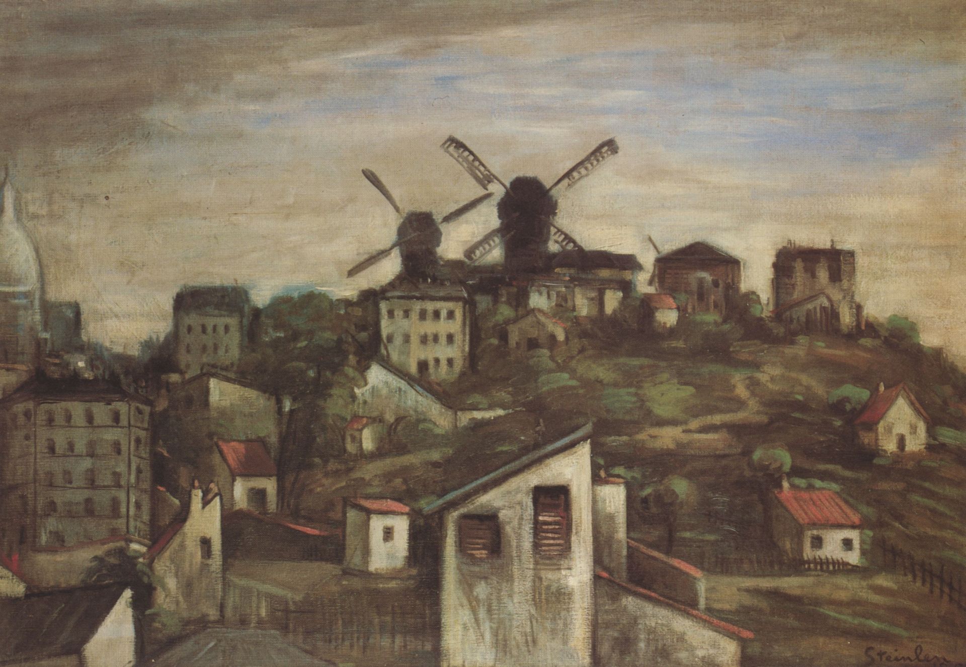 Montmartre Windmills by Théophile Alexandre Steinlen