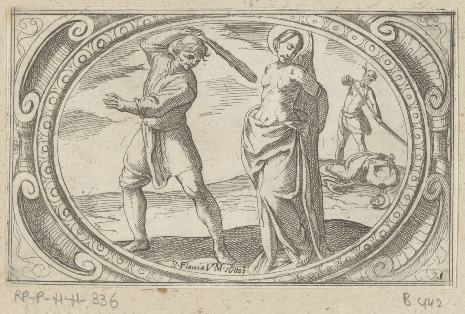 H. Flavia by Antonio Tempesta