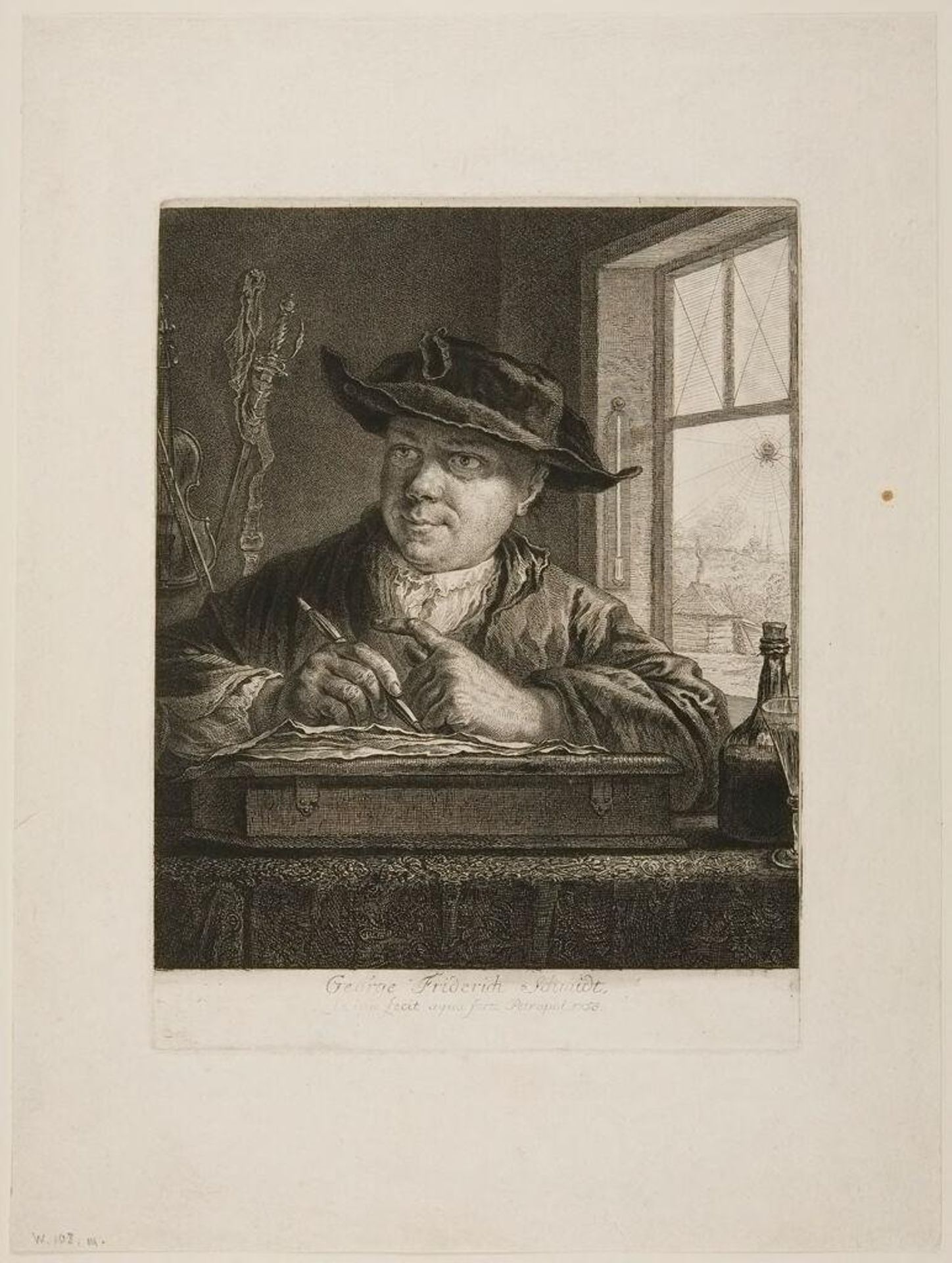 Self-Portrait by Georg Friedrich Schmidt