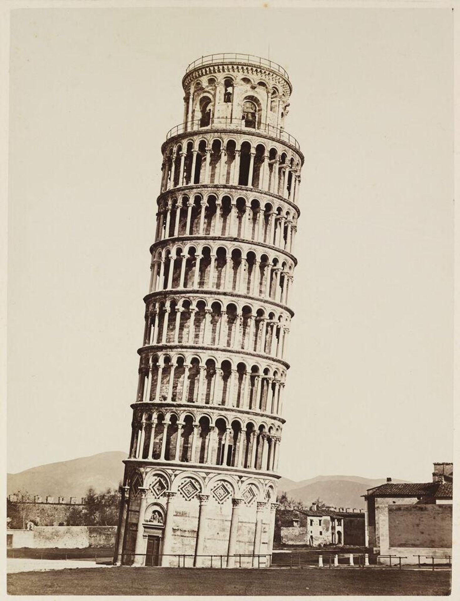 Il Campanile, Pisa by Giacomo Brogi