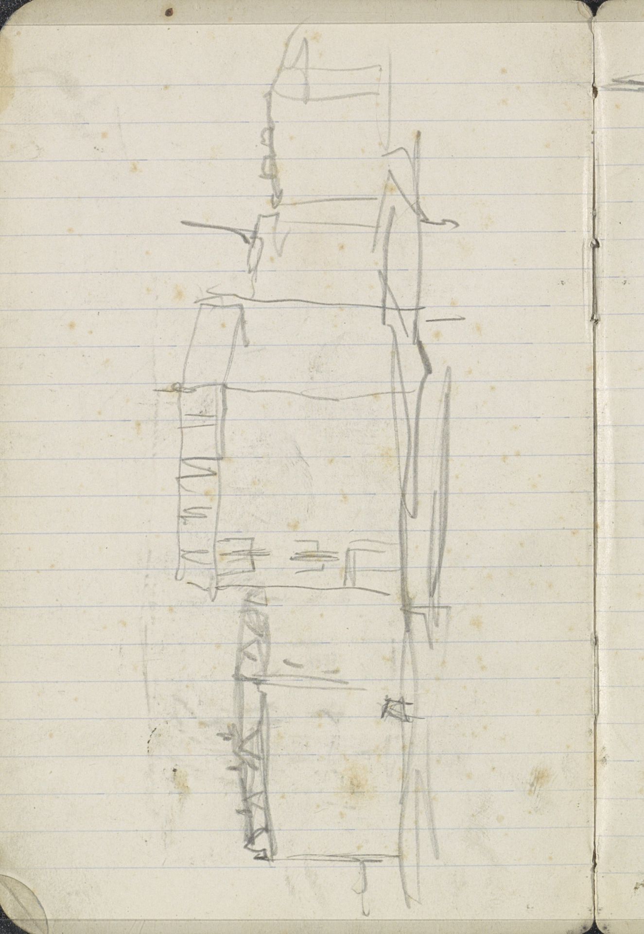 Gezicht in Amsterdam, mogelijk de Overtoom by George Hendrik Breitner