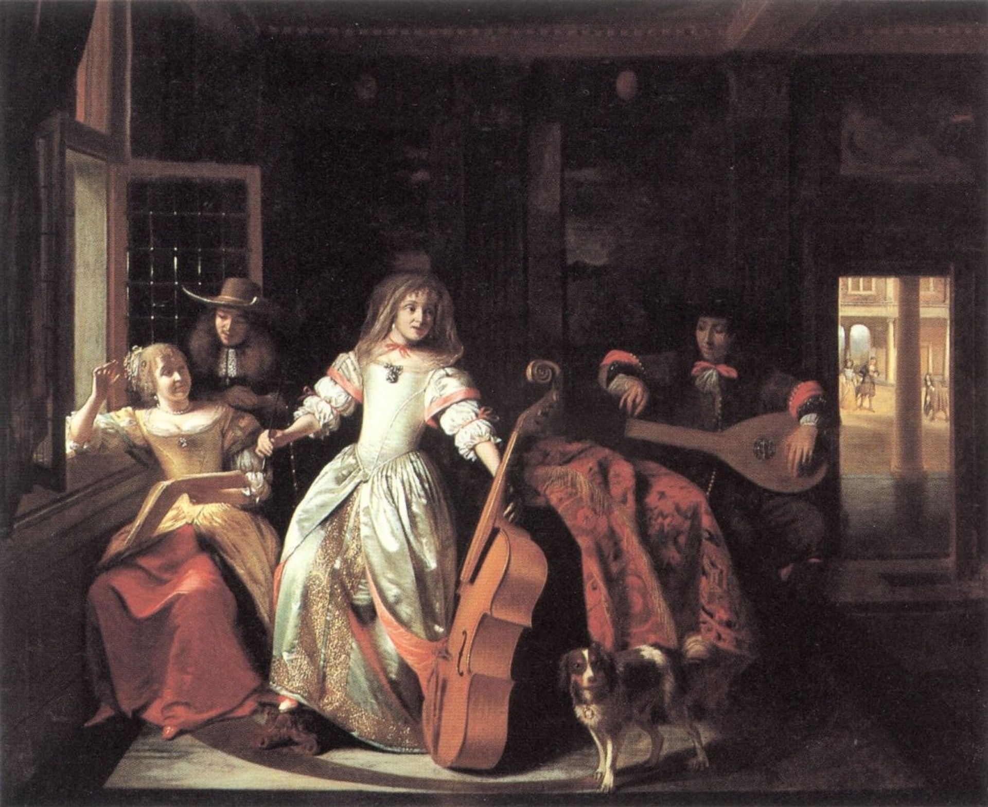 A Musical Conversation by Pieter de Hooch