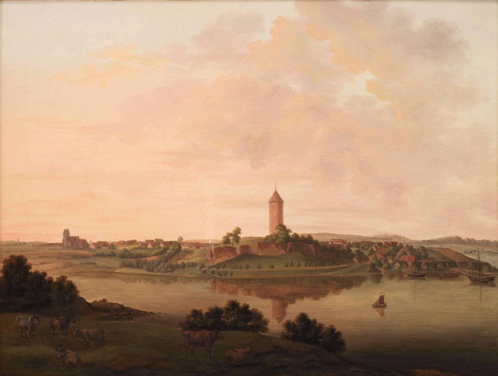 Prospekt af Vordingborg by Heinrich Grosch