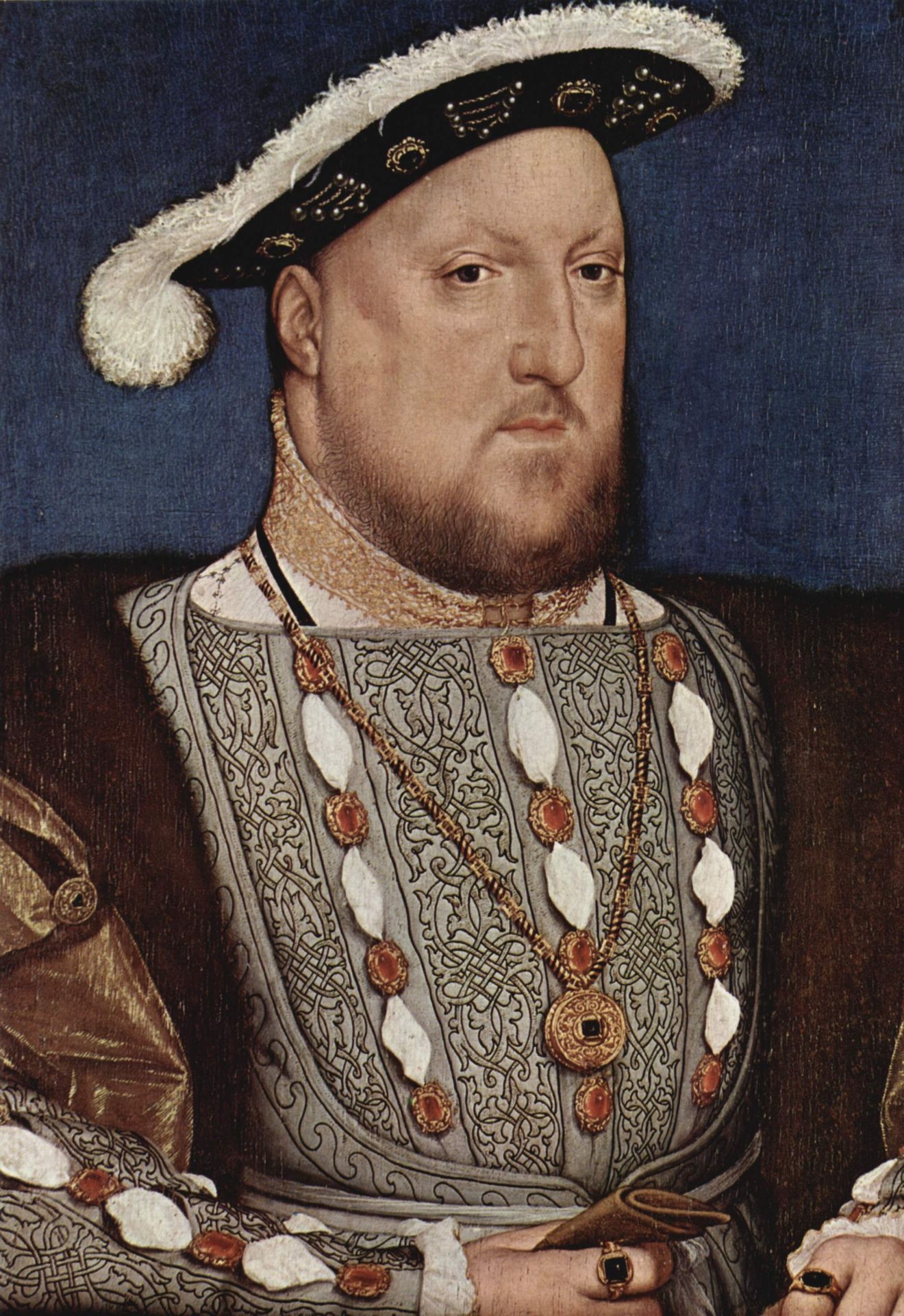 Portrait of Henry VIII, King of England by Hans Holbein the Younger