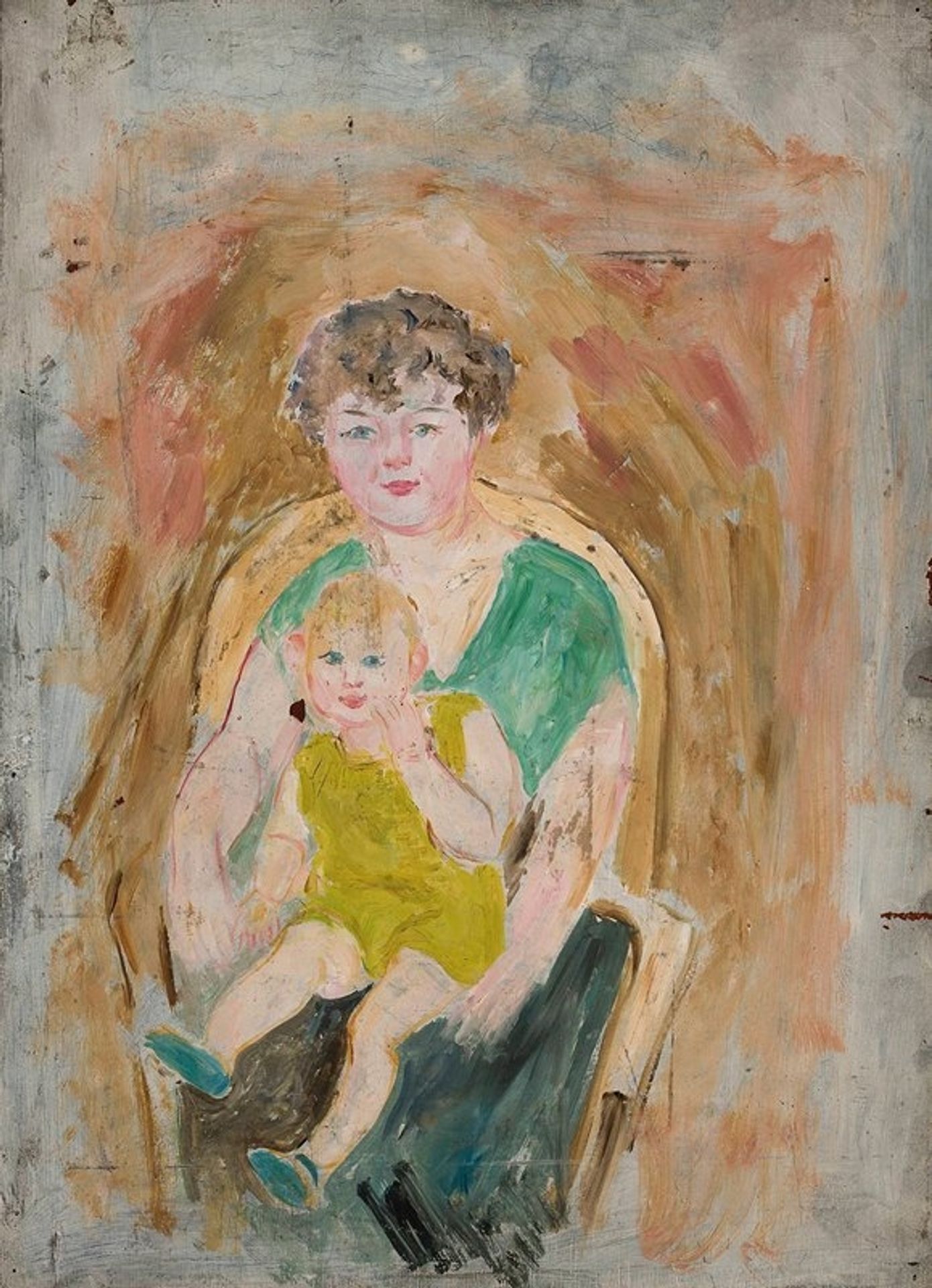 Mother and child by Tadeusz Makowski