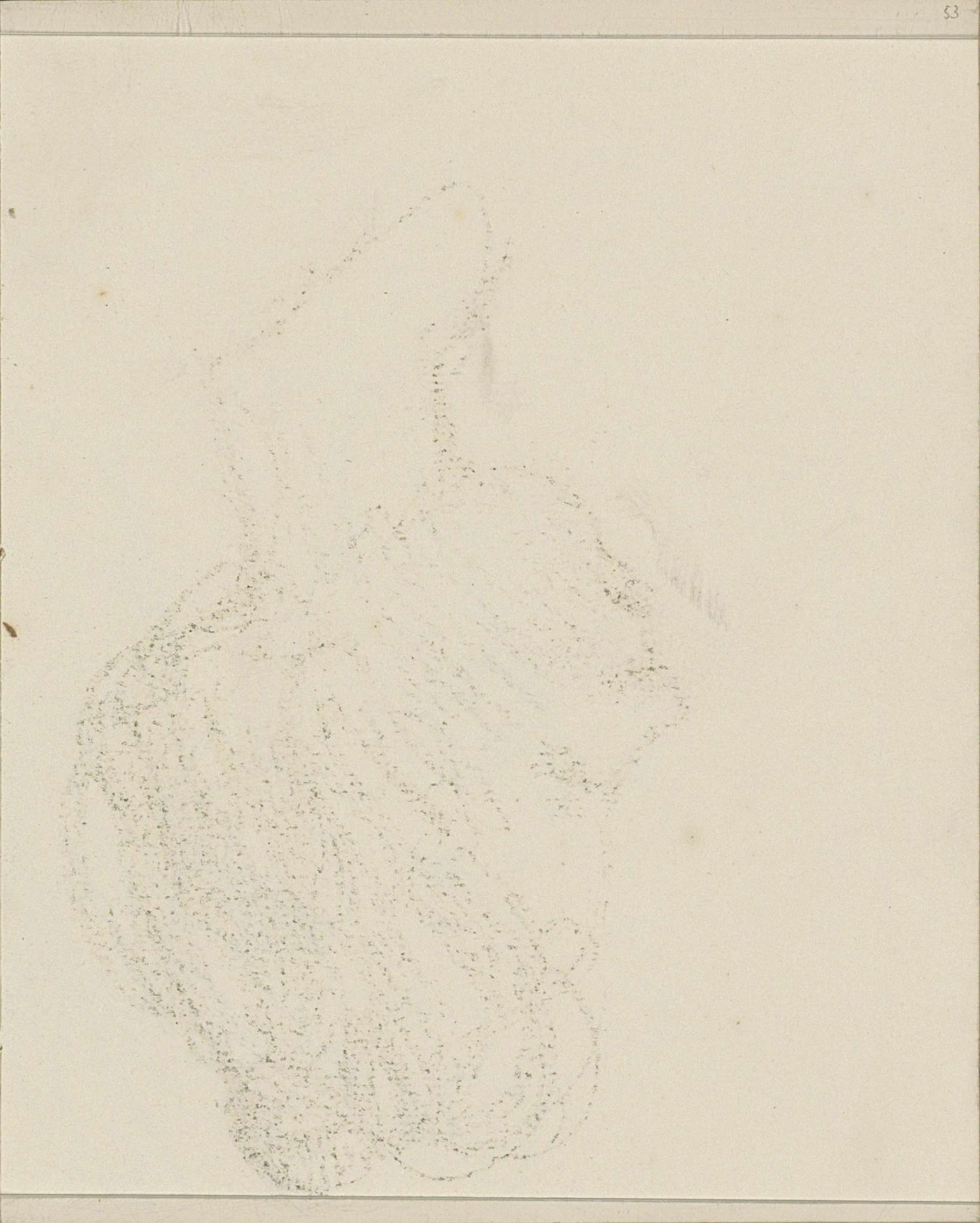 Abklatsch van de krijttekening op pagina 52 by Isaac Israels