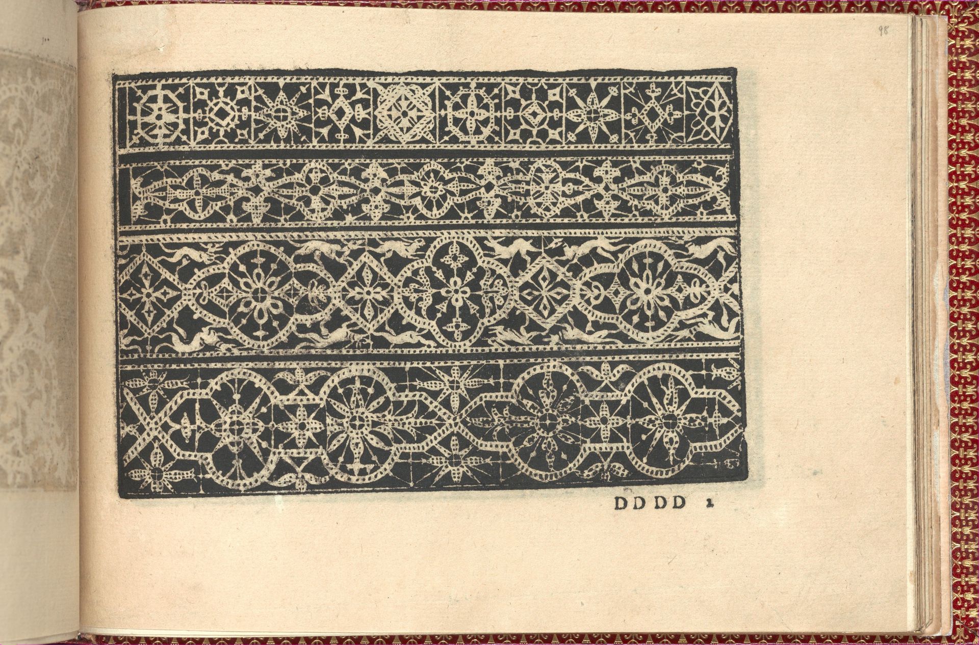 Corona delle Nobili et Virtuose Donne: Libro I-IV, page 98 (recto) by Cesare Vecellio