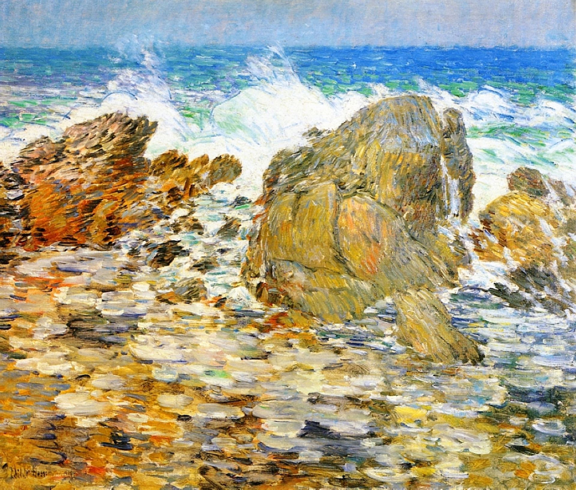 Surf, Appledore by Childe Hassam