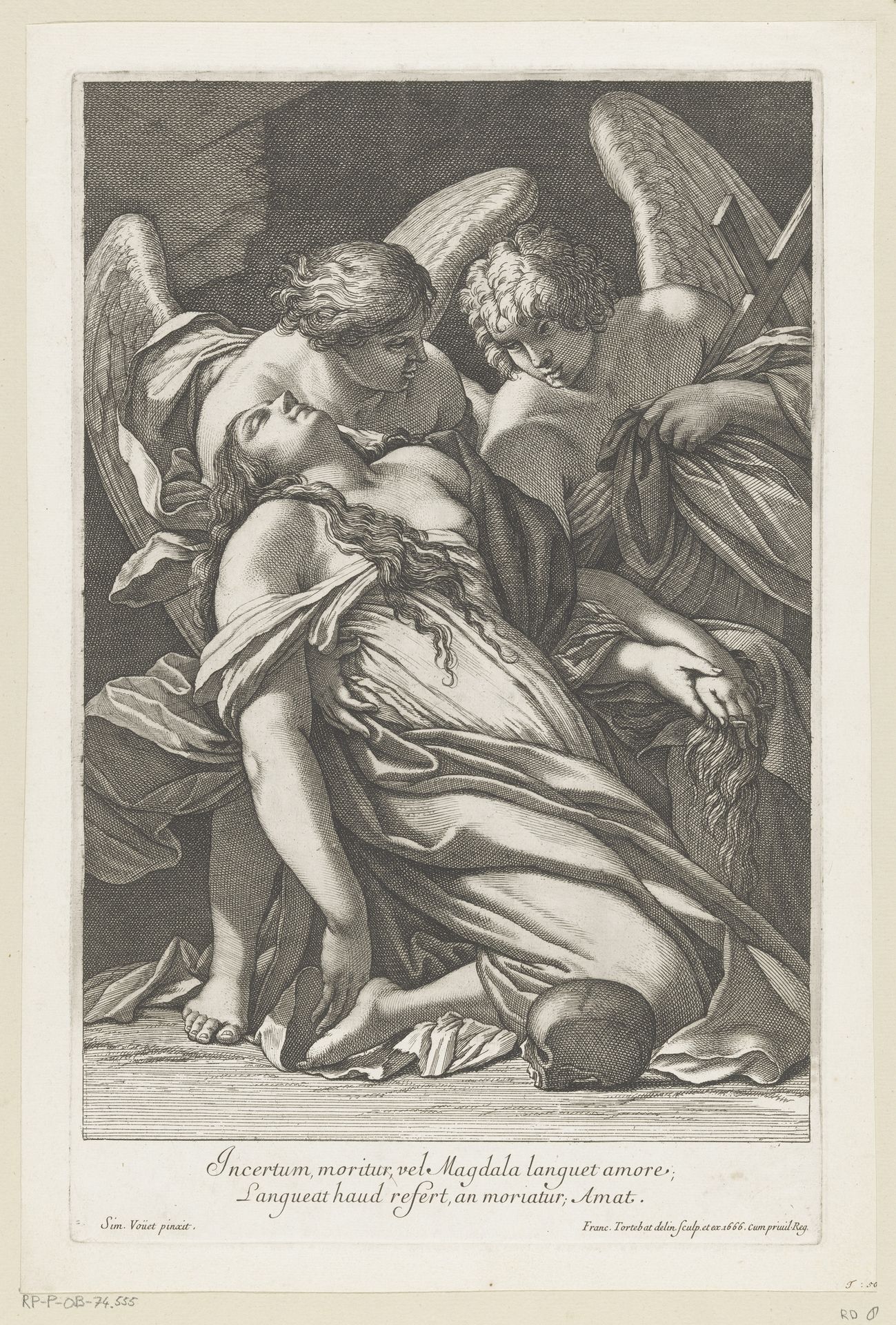 Dood van Magdalena by François Tortebat