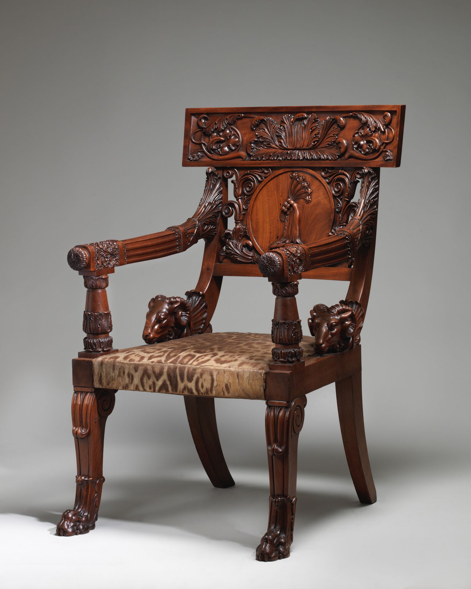 Armchair (part of a set) by Charles Dixwell