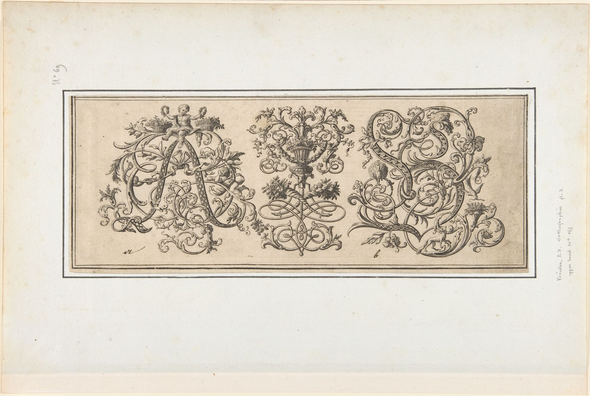 "Orthographia", pl.2 by Johann Daniel Preissler