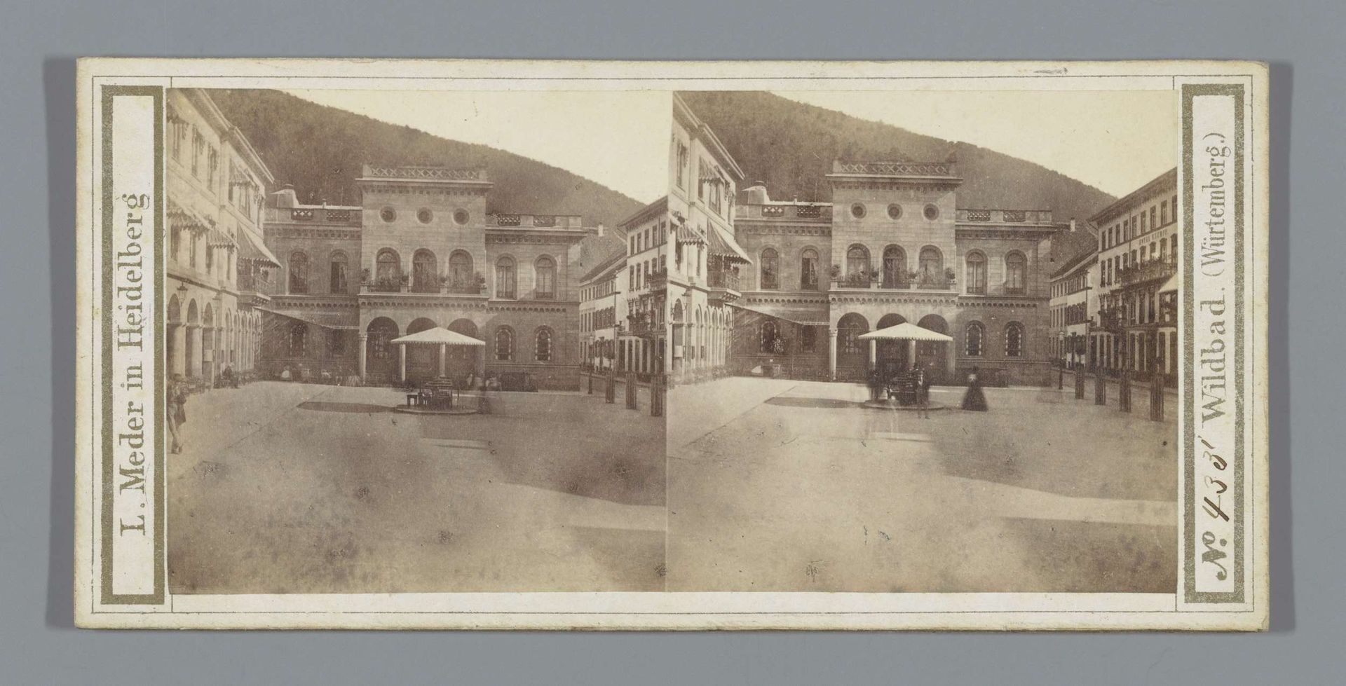 Binnenhof te Bad Wildbad by L. Meder