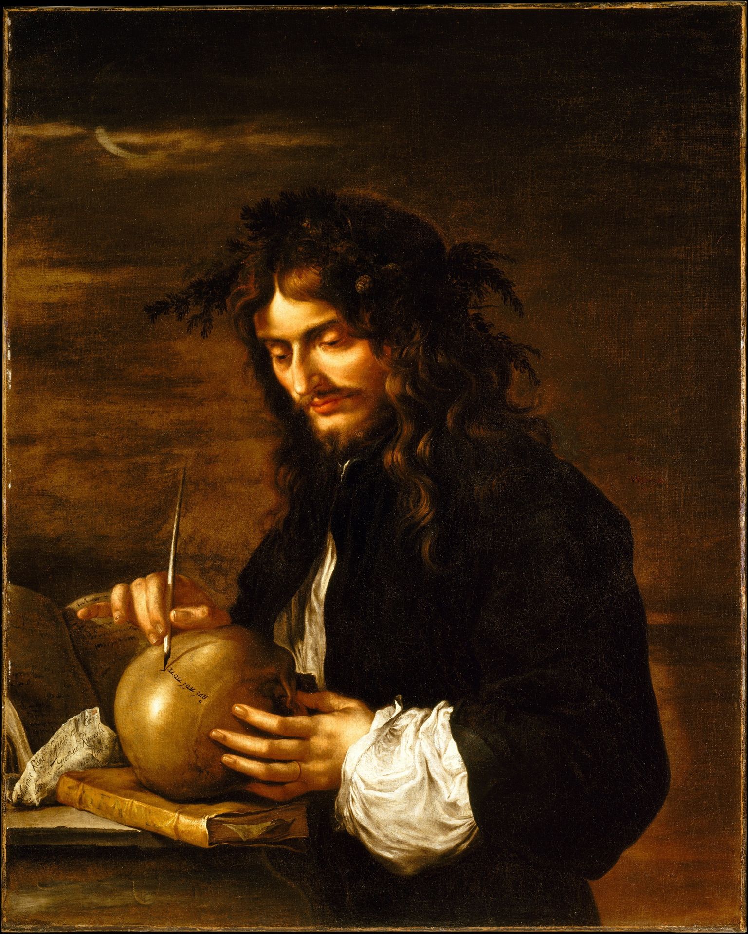 Self-portrait by Salvator Rosa