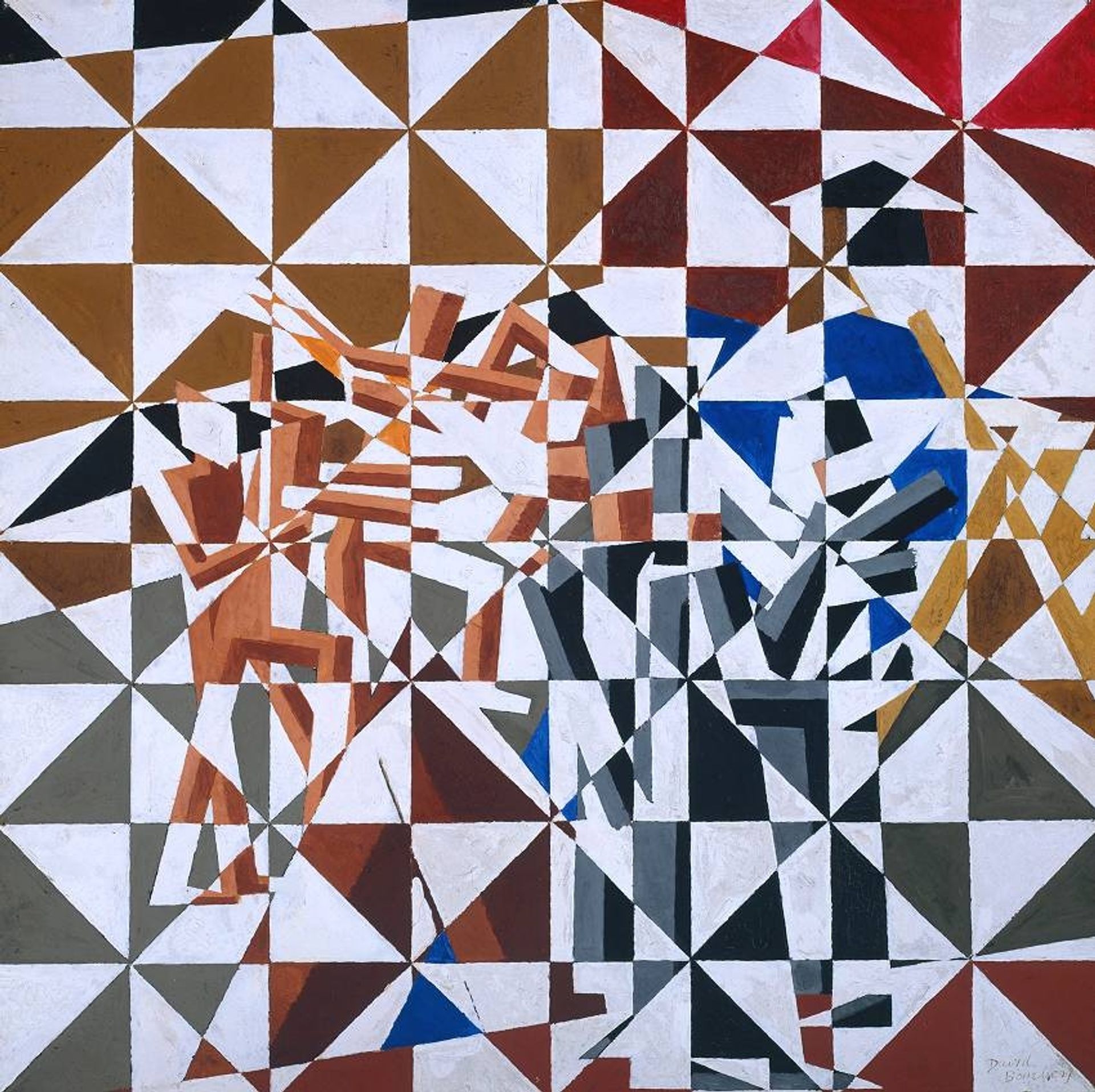 Ju-Jitsu by David Bomberg