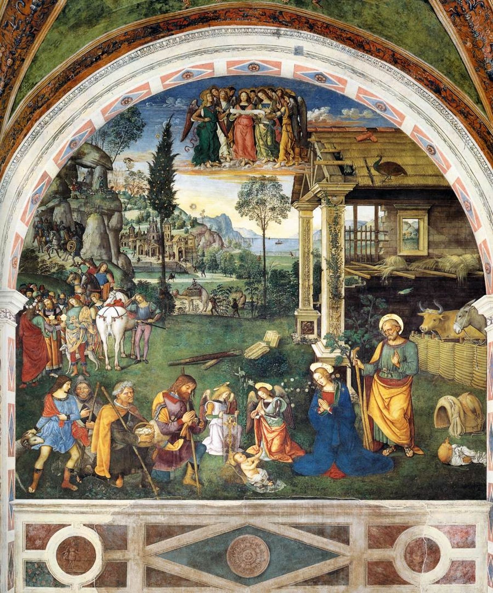 The Adoration of the Shepherds by Pinturicchio