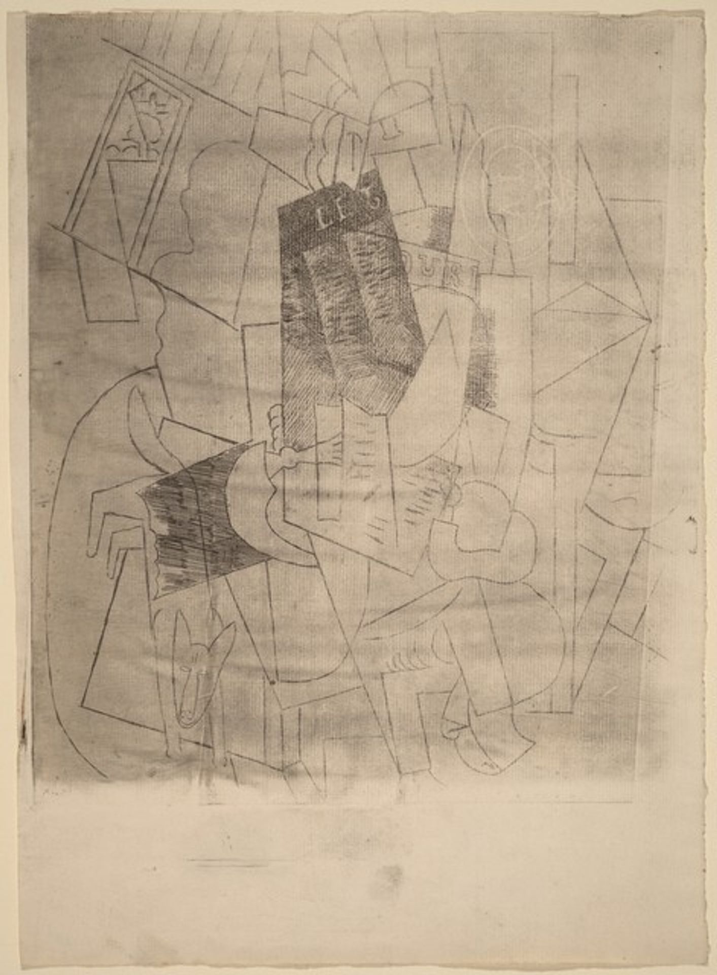 Man with a Dog (L'homme au chien) by Pablo Picasso