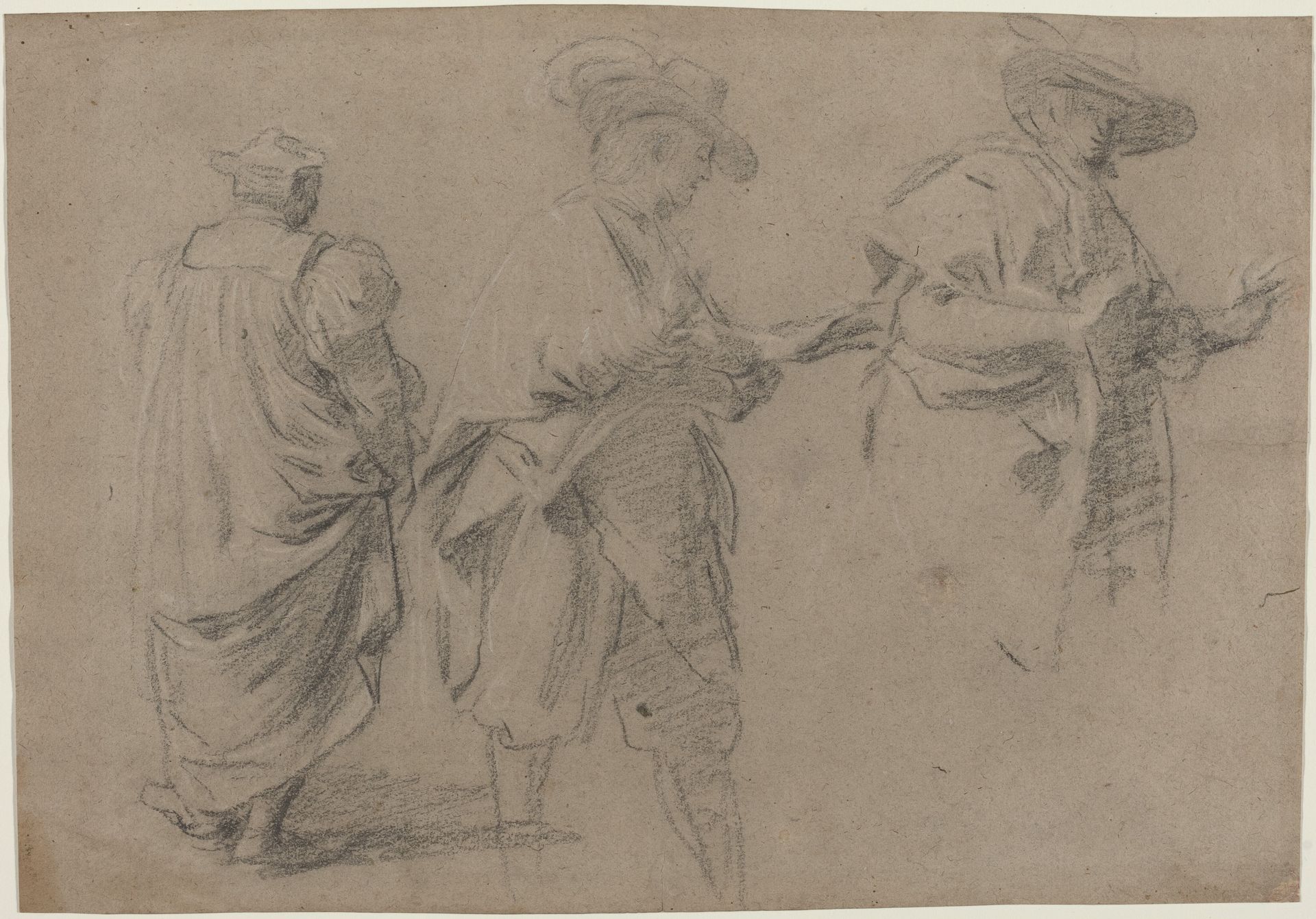 A Judge and Two Gentlemen Lawyers by Eustache Le Sueur