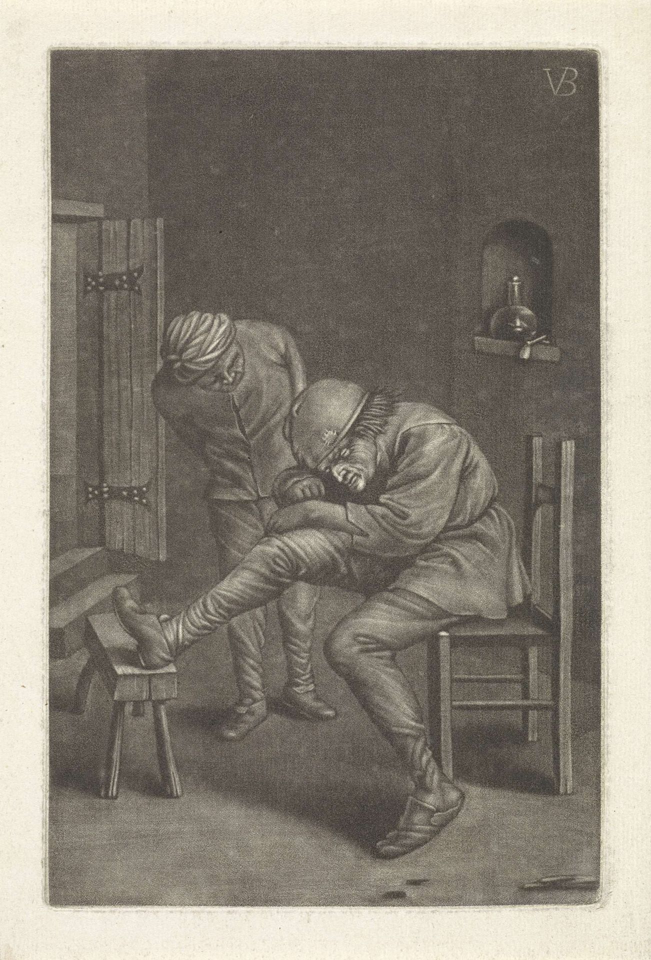 Slapende man by Jan van der Bruggen