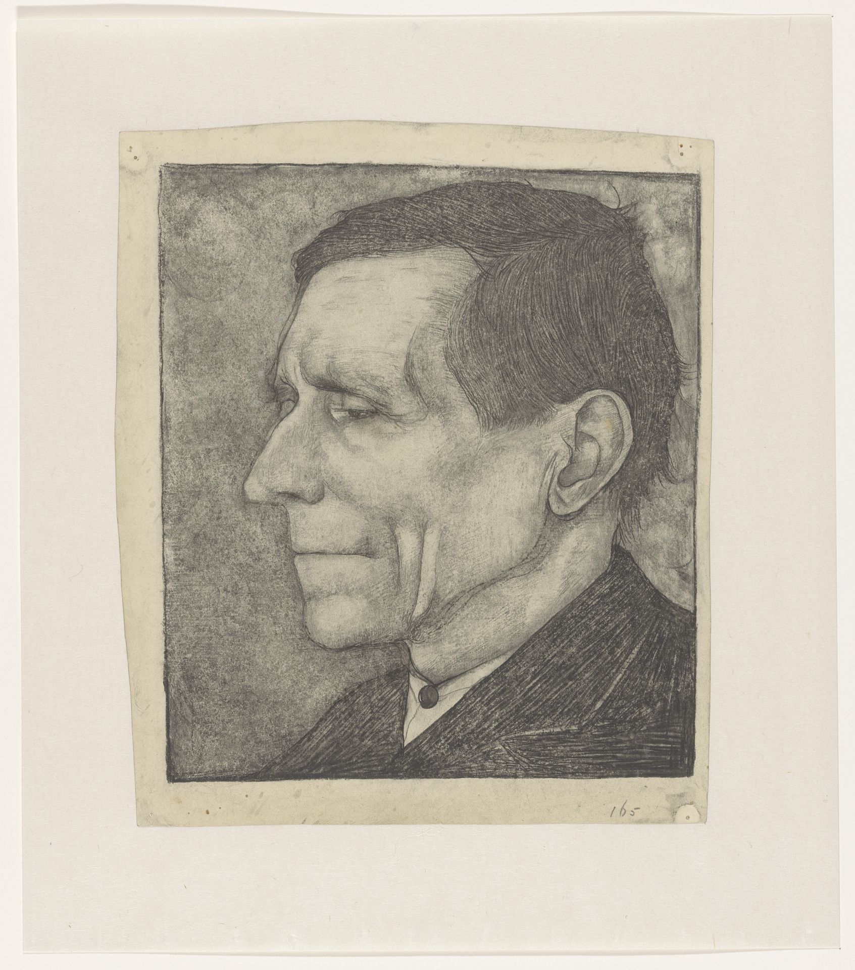 Portret van Beint Mankes I by Jan Mankes