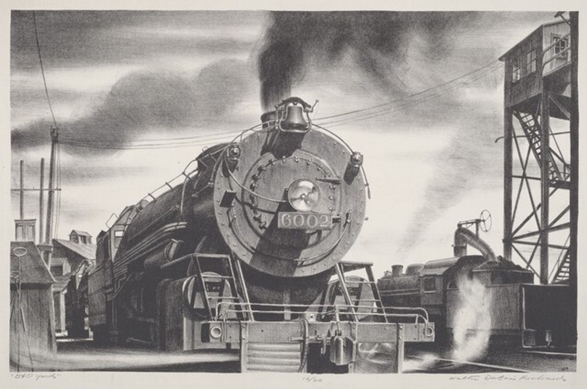 B & O Yards by Walter Dubois Richards