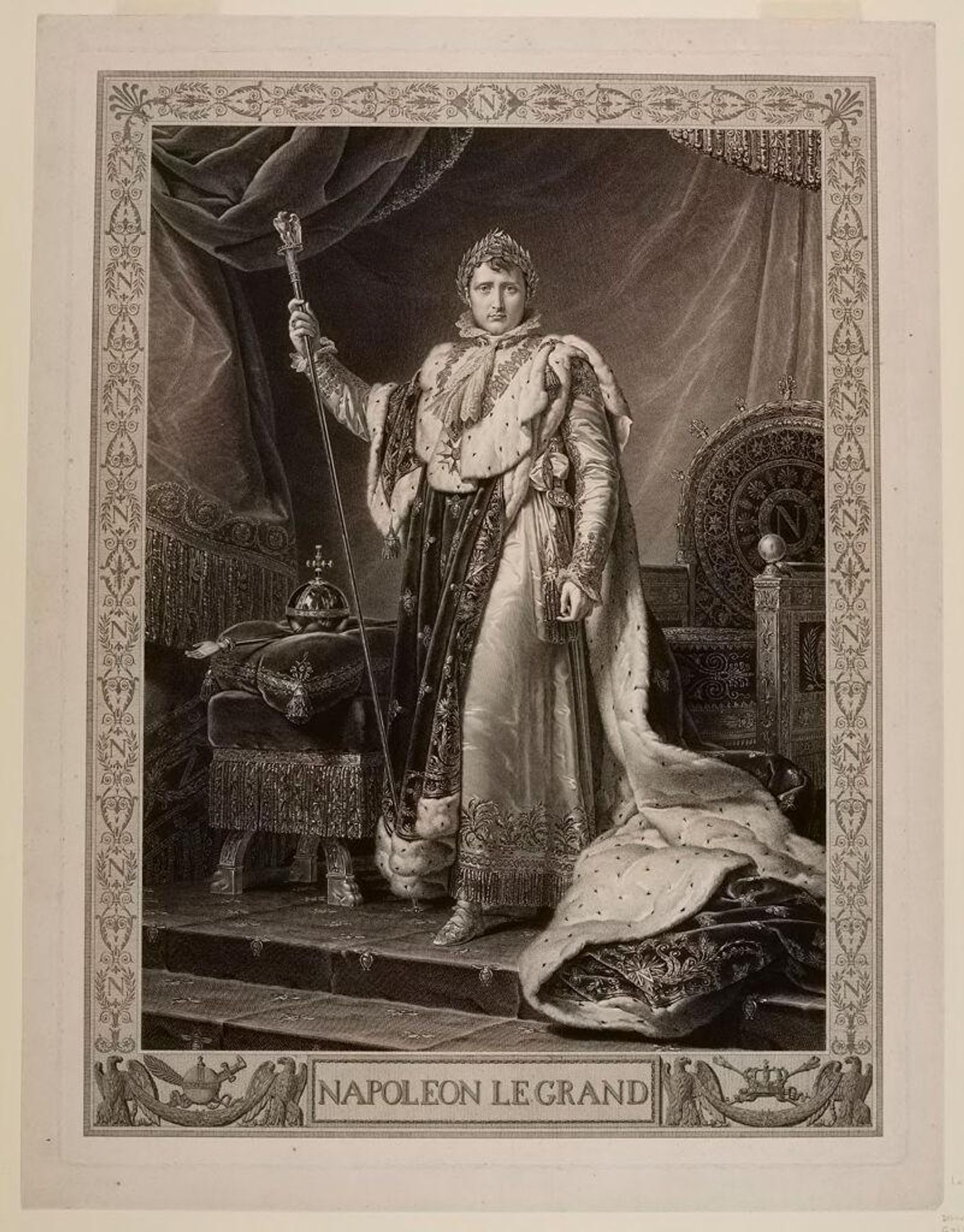 Napoleon the Great by Auguste Gaspard Louis Boucher Desnoyers