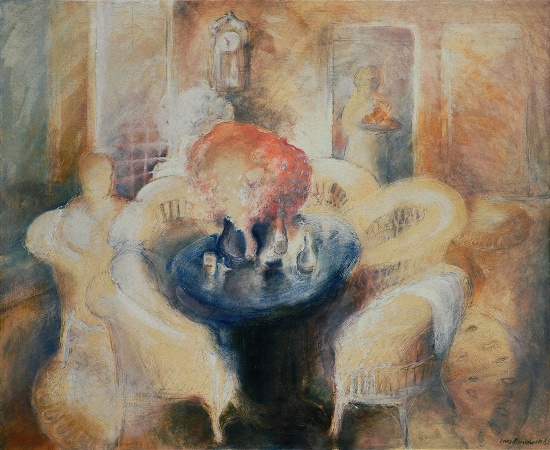 Living Room in Kaszewiec by Iwo Zaniewski