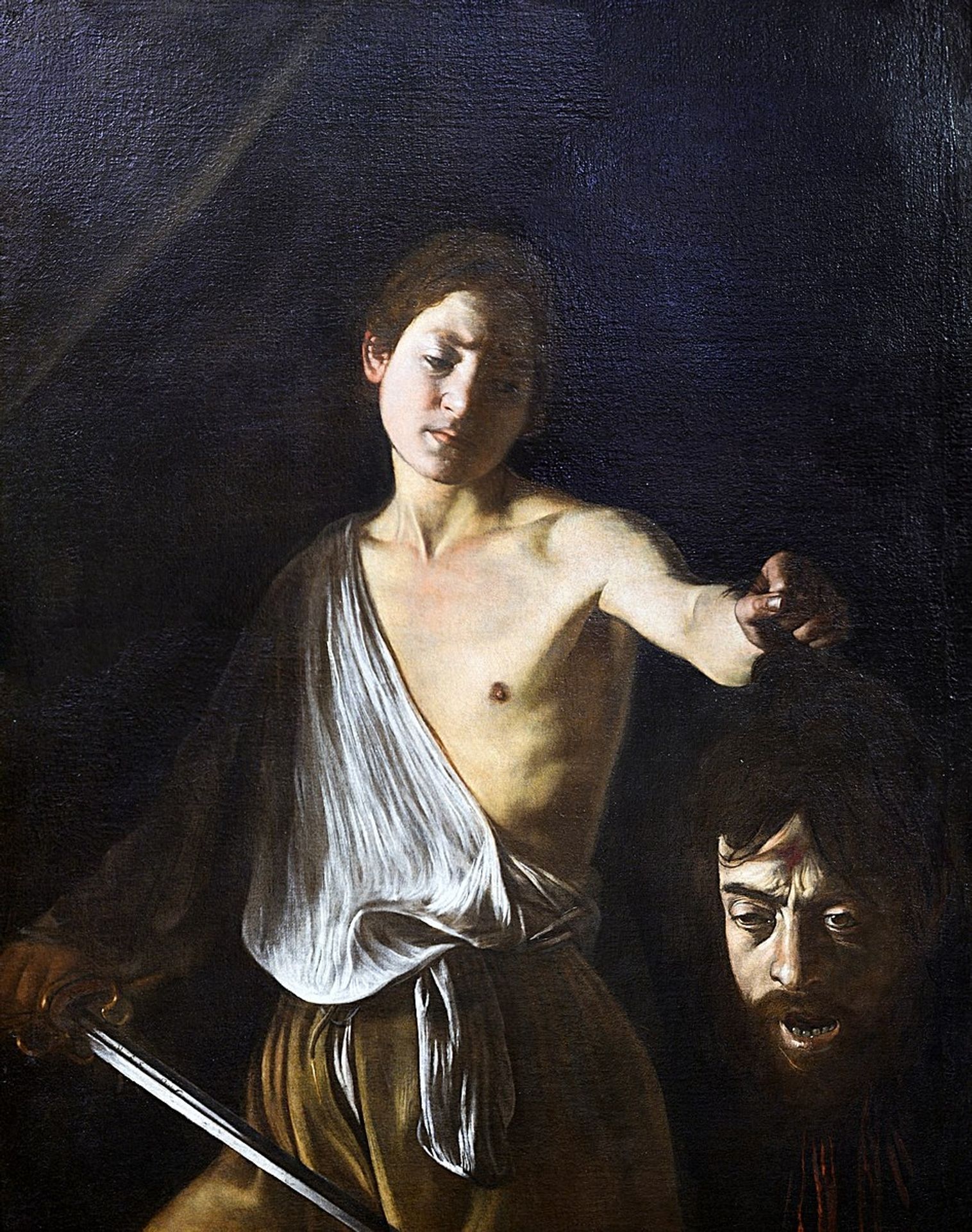 David with the Head of Goliath by Caravaggio