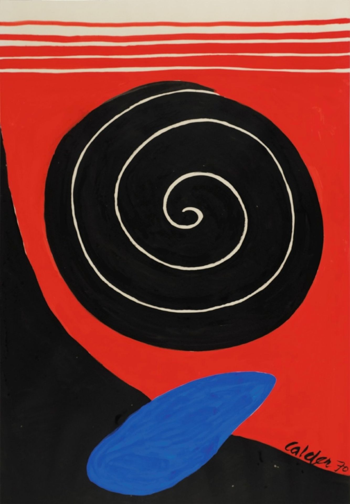 Big Boulder, Filled Spiral by Alexander Calder