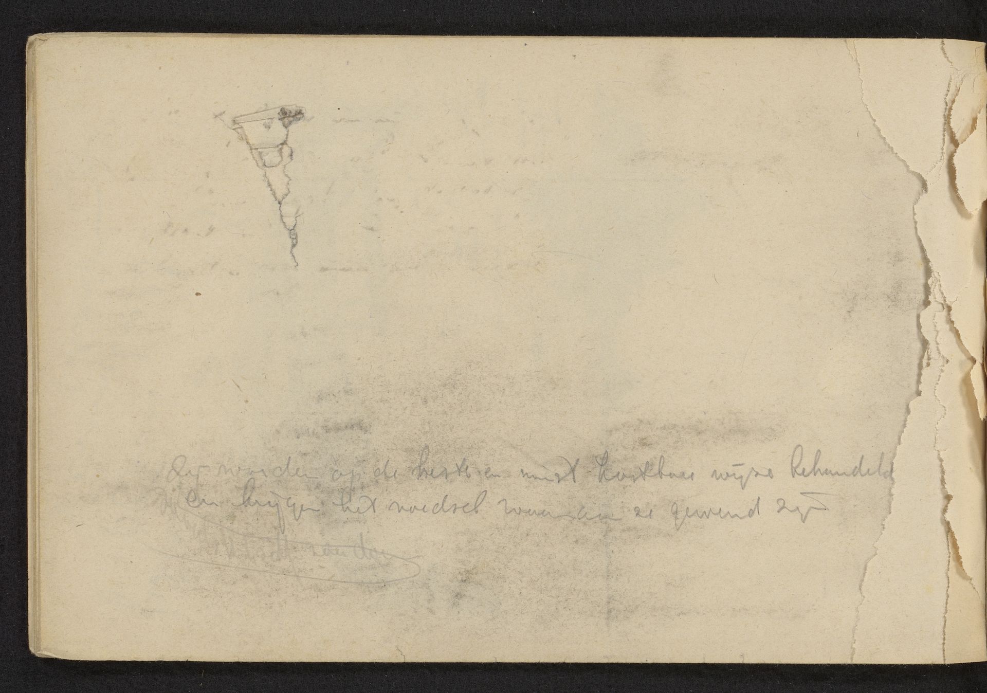 Notitie by Reinier Willem Petrus de (1874-1952) Vries