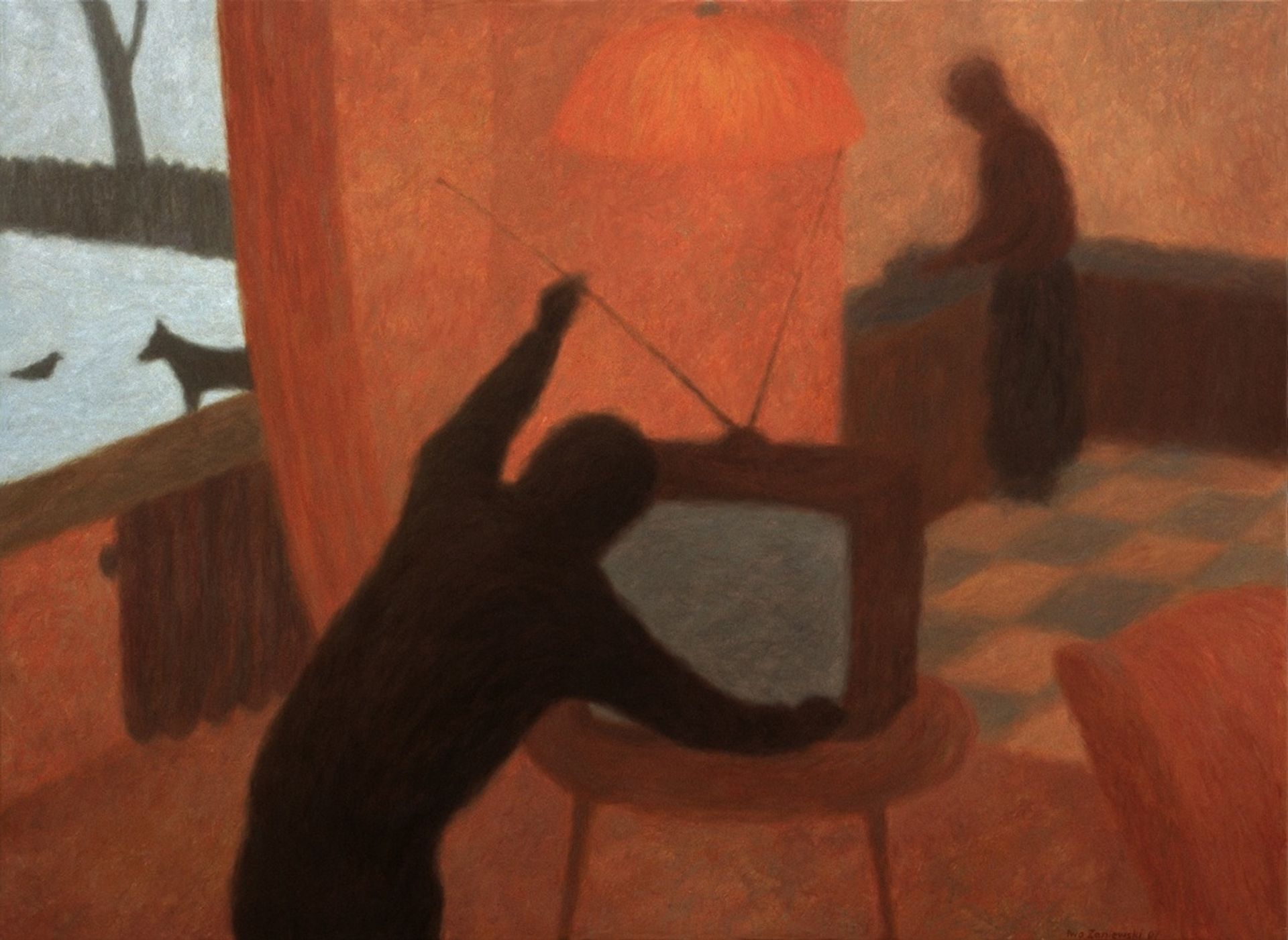 The Dog’s Conversation with a Rook by Iwo Zaniewski
