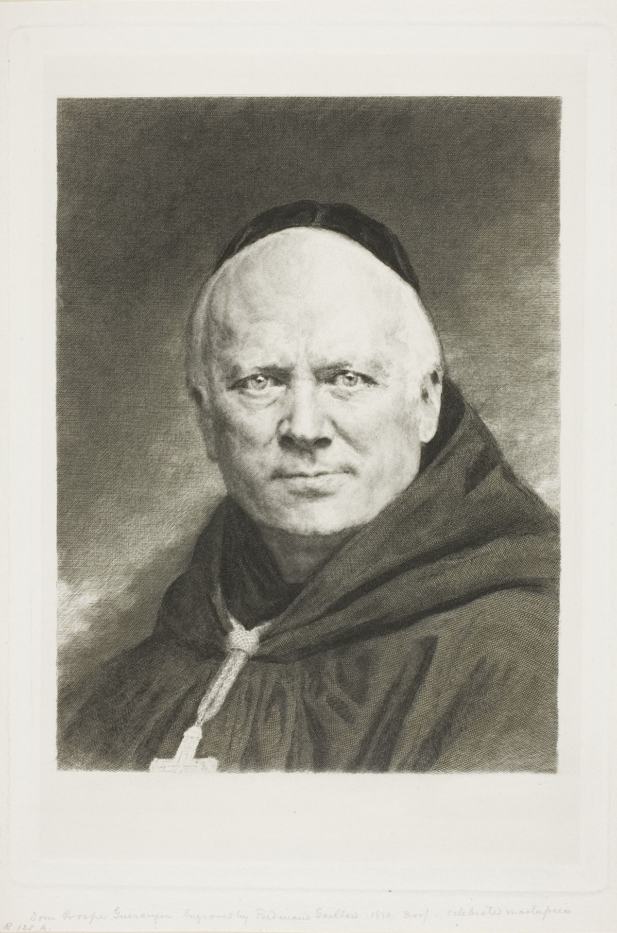Dom Prosper Guéranger, Abbot of Solesmes by Claude-Ferdinand Gaillard